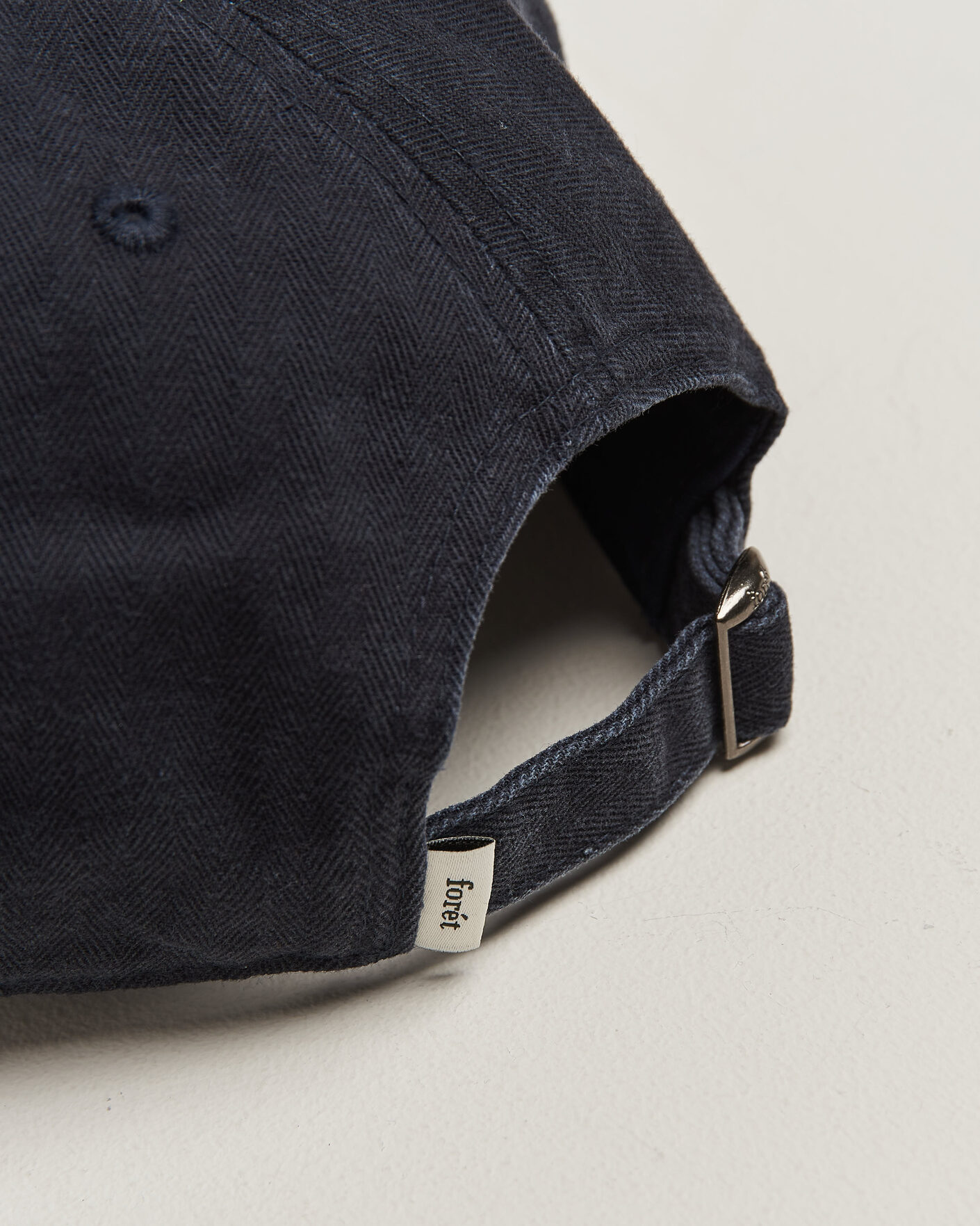 Uomini | Cappelli & Berretti | Forét | Bird Washed Herringbone Cap Navy