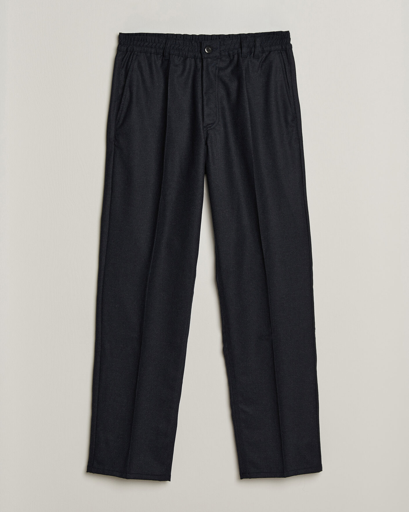 Uomini | Pantaloni | Forét | Clay Wool Pants Navy