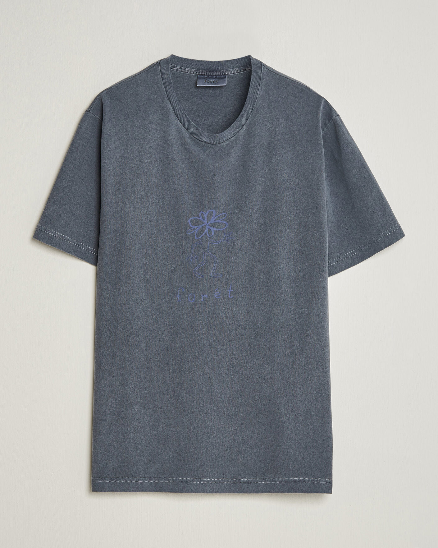Uomini | T-shirt | Forét | Clover T-Shirt Navy