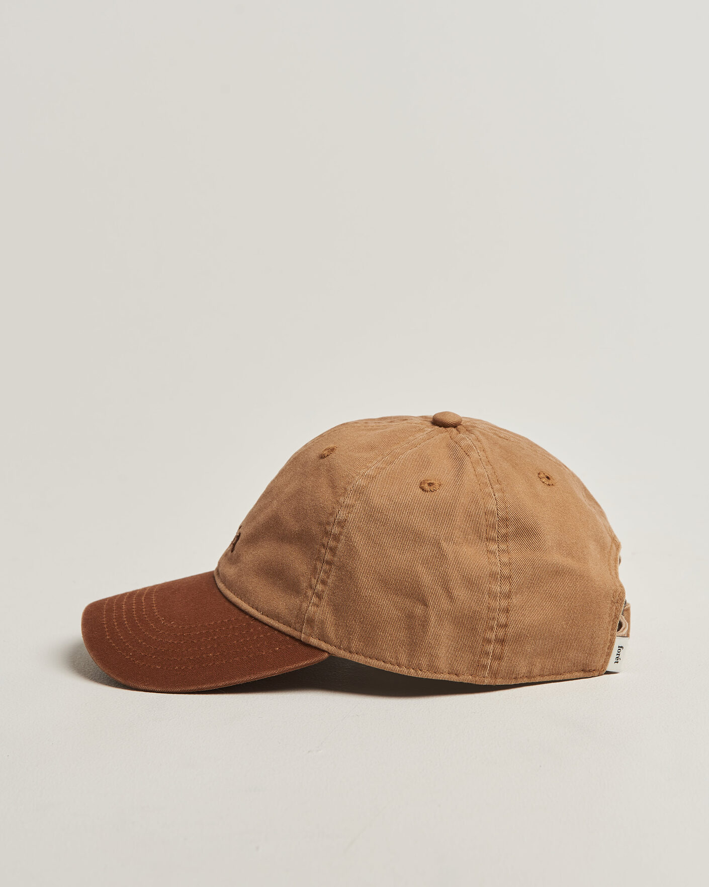 Uomini | Cappelli & Berretti | Forét | Hawk Washed 2-Tone Cap Khaki/Brown