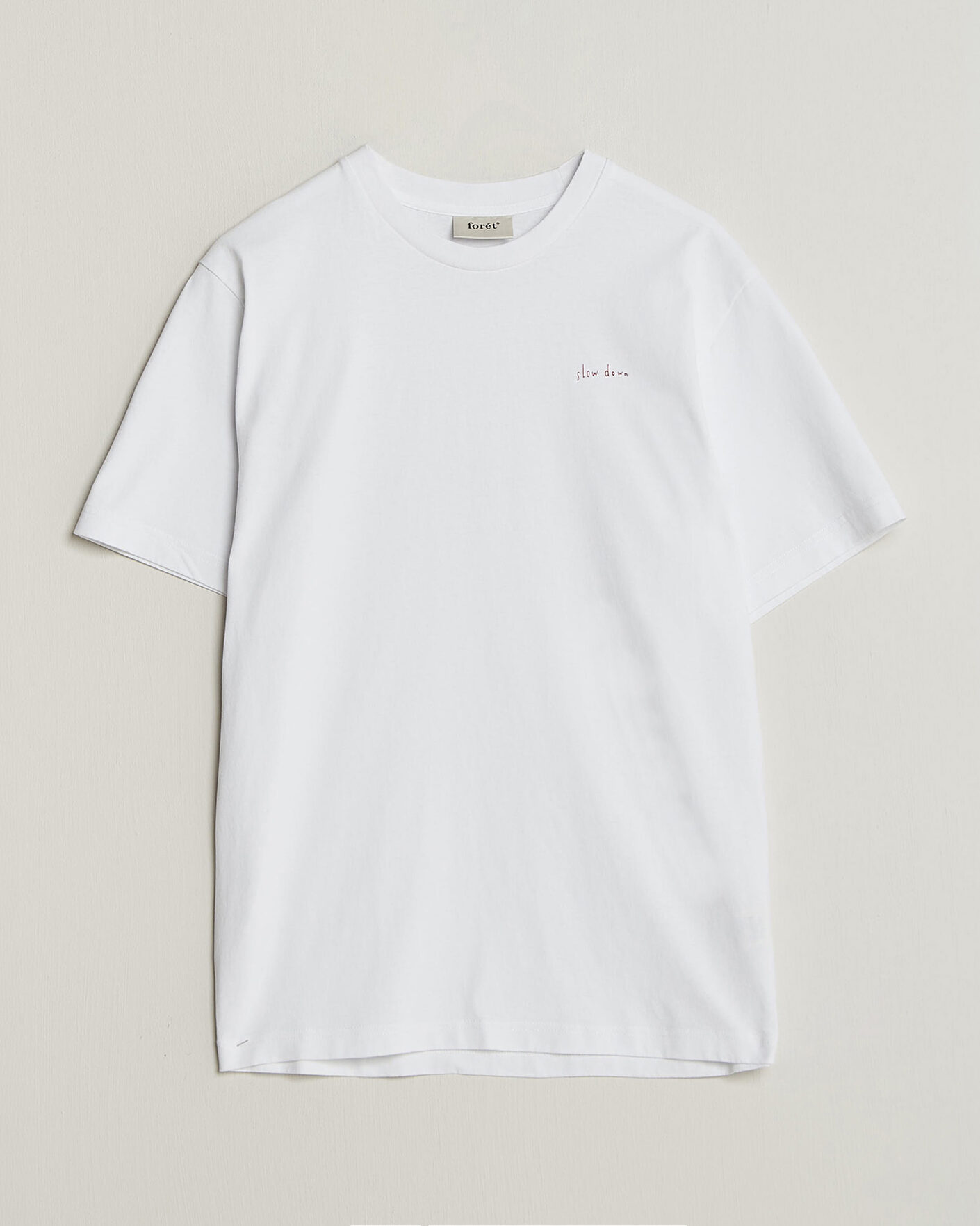 Uomini | T-shirt | Forét | Haze T-Shirt White
