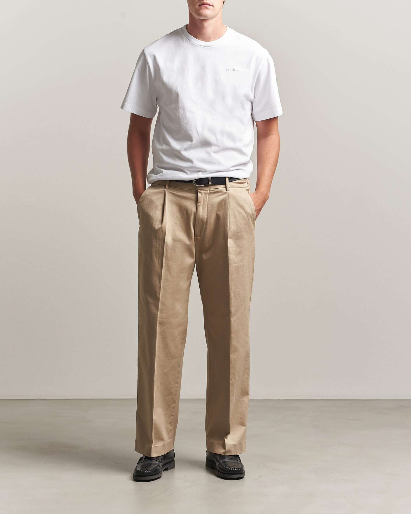 Uomini | T-shirt | Forét | Haze T-Shirt White