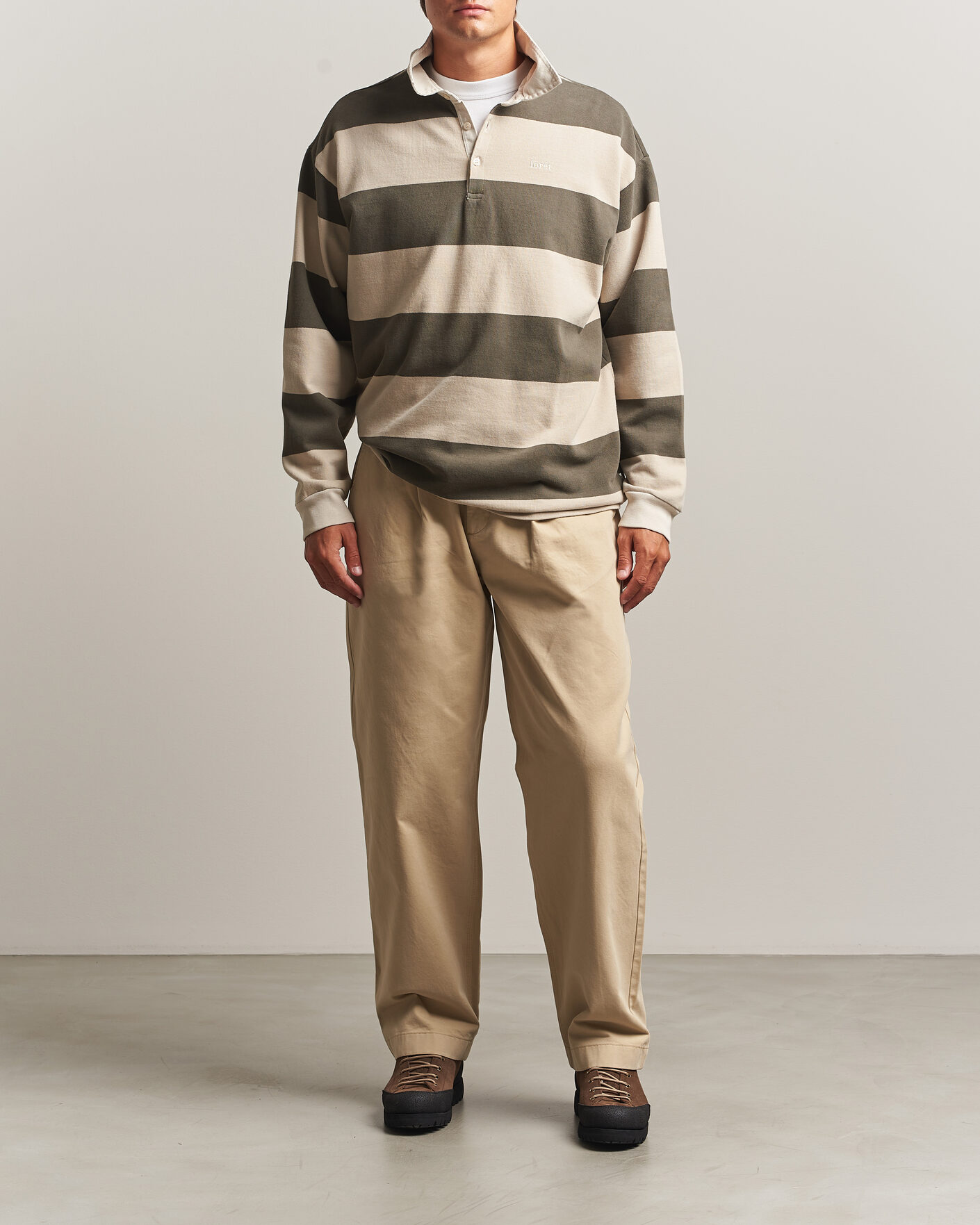 Uomini | Maglieria | Forét | Match Rugby Sweatshirt Wood Stripe