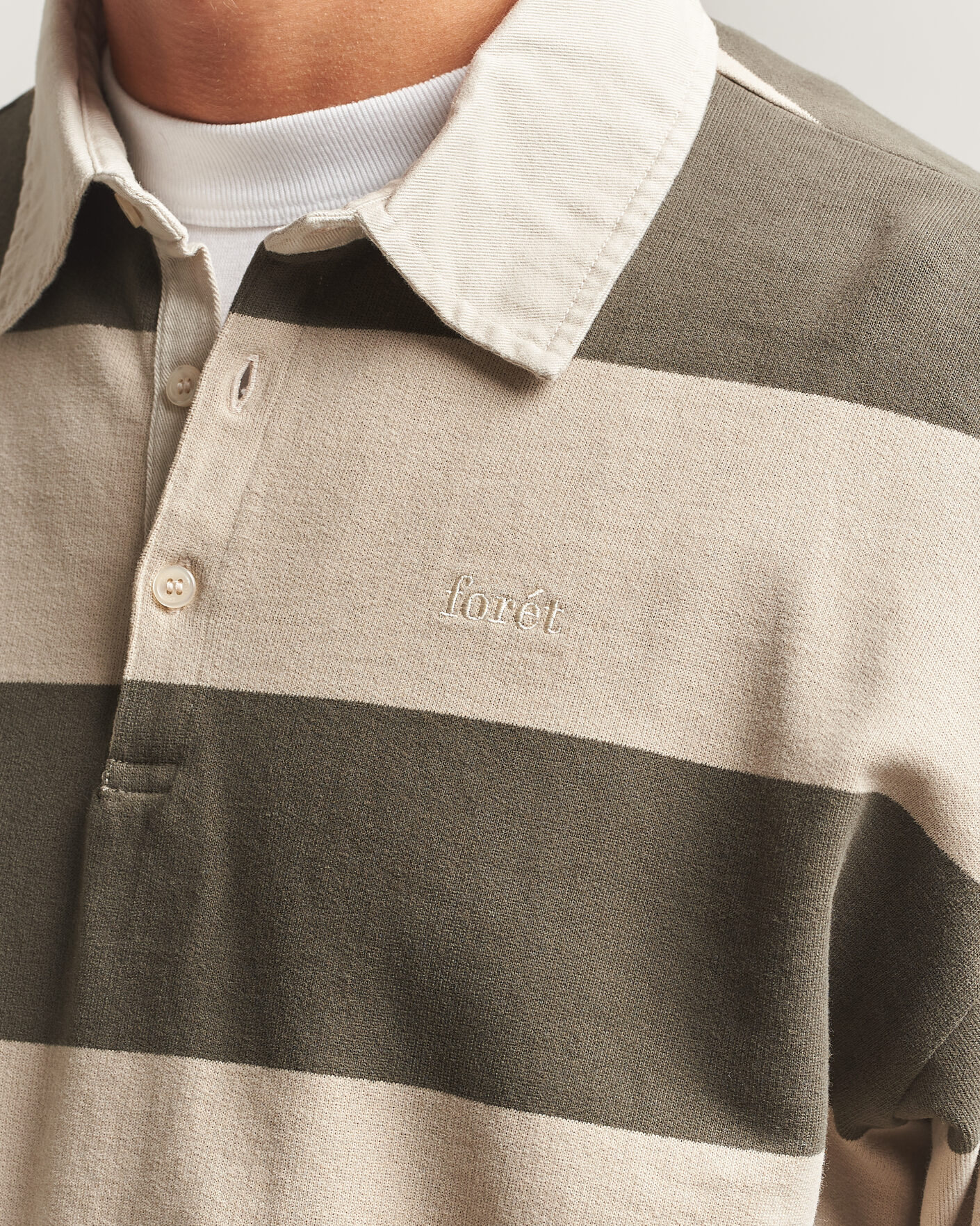 Uomini | Maglieria | Forét | Match Rugby Sweatshirt Wood Stripe