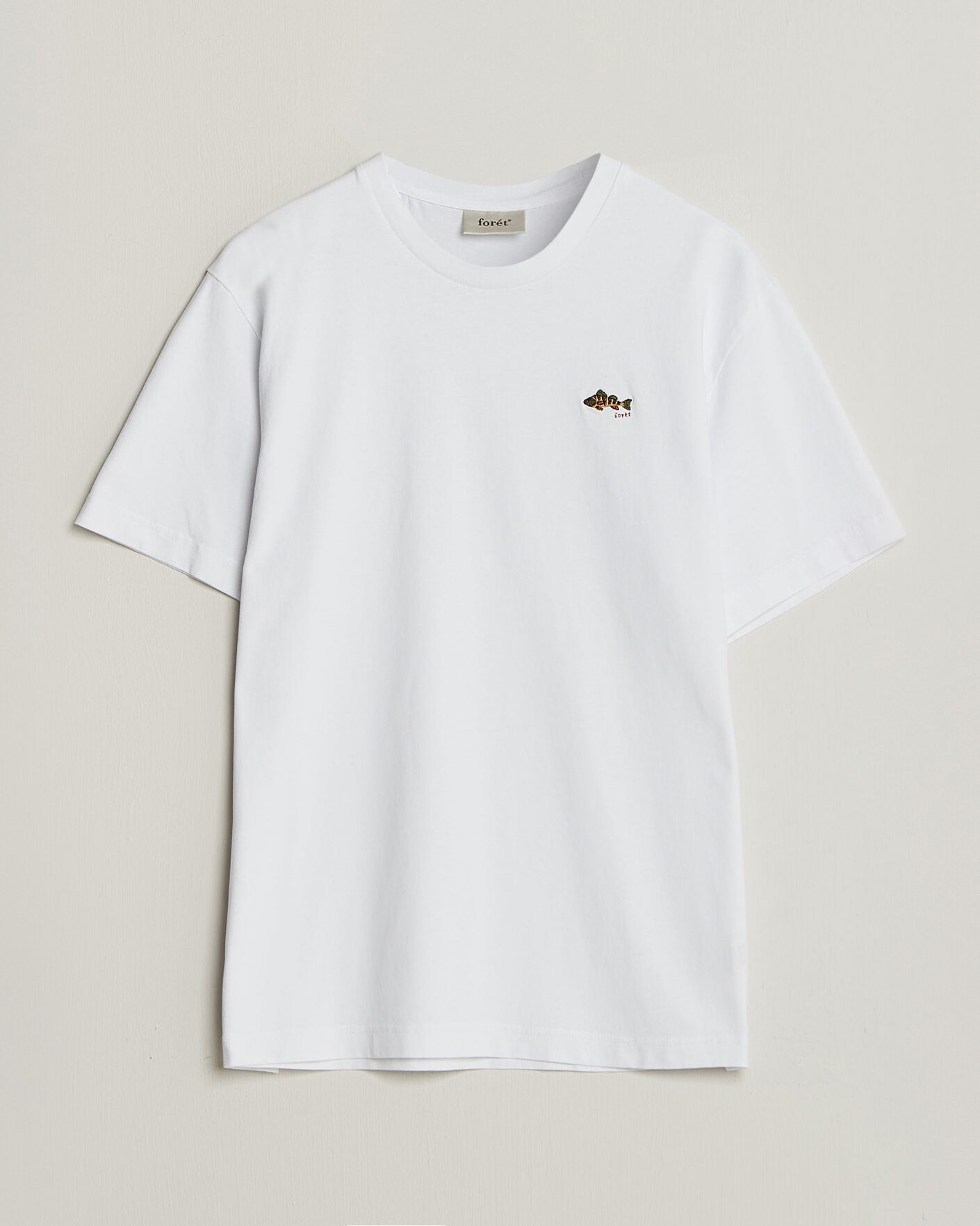 Uomini | T-shirt | Forét | Perch T-Shirt White