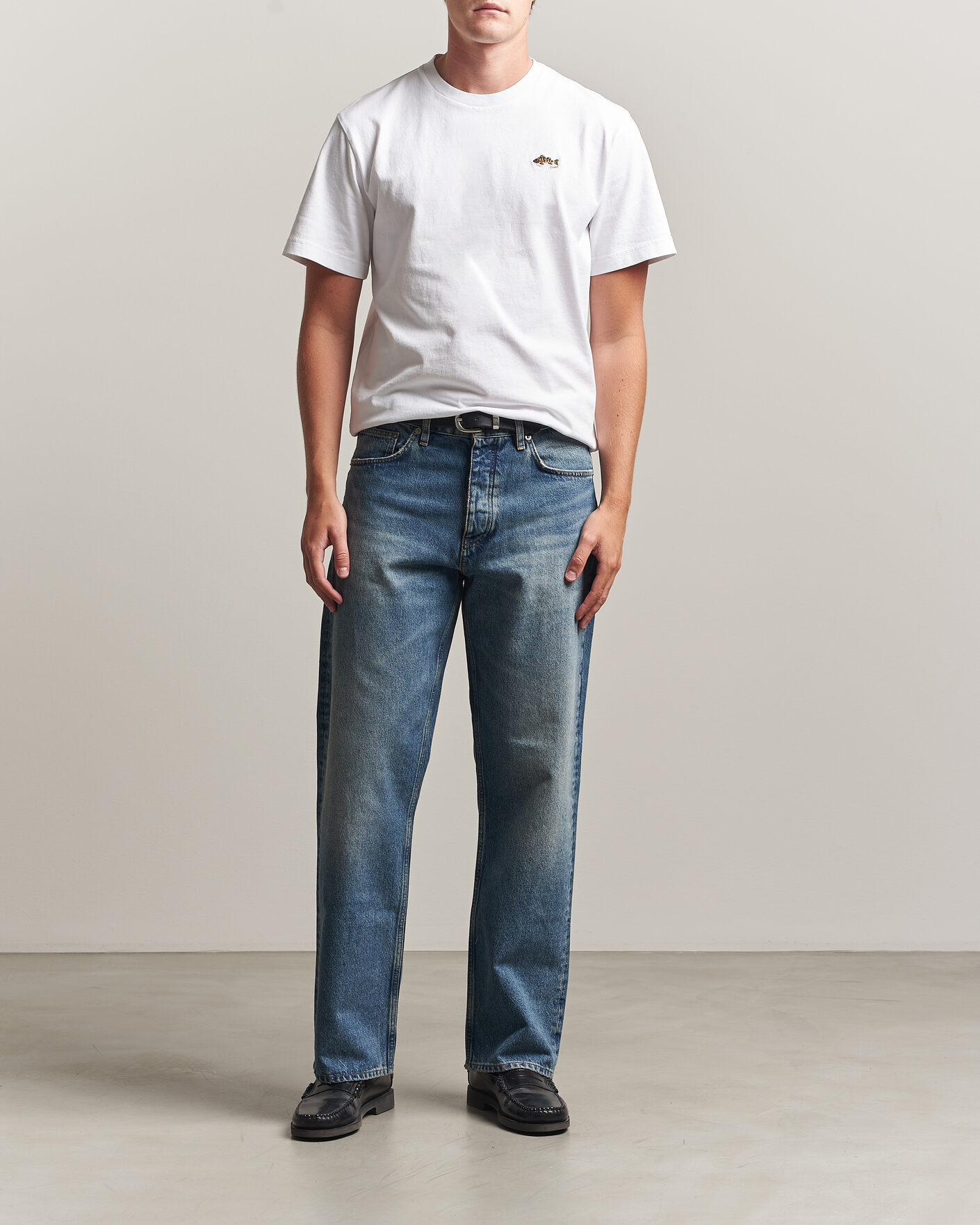 Uomini | T-shirt | Forét | Perch T-Shirt White