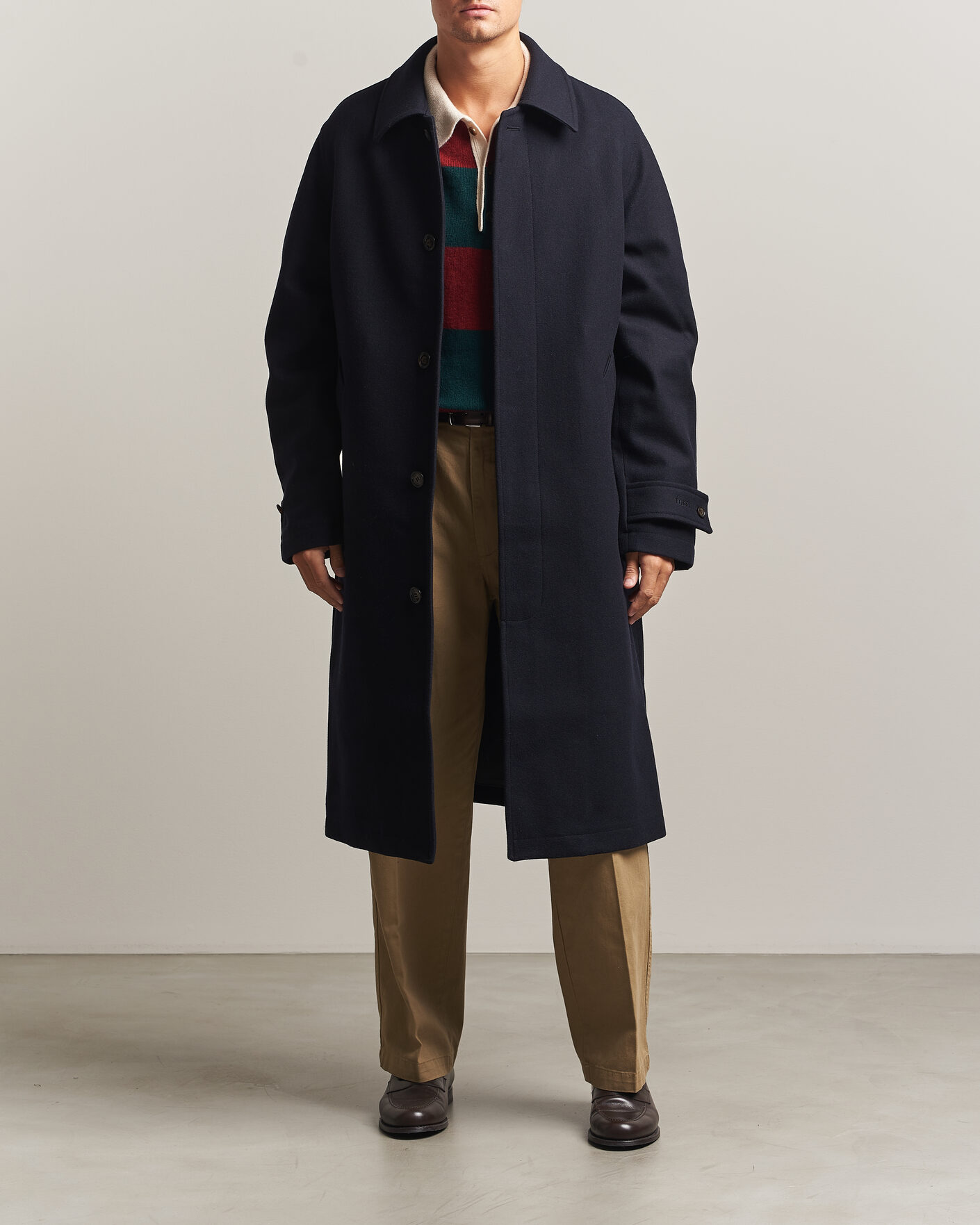 Uomini | Giacche | Forét | Pine Wool Coat Navy
