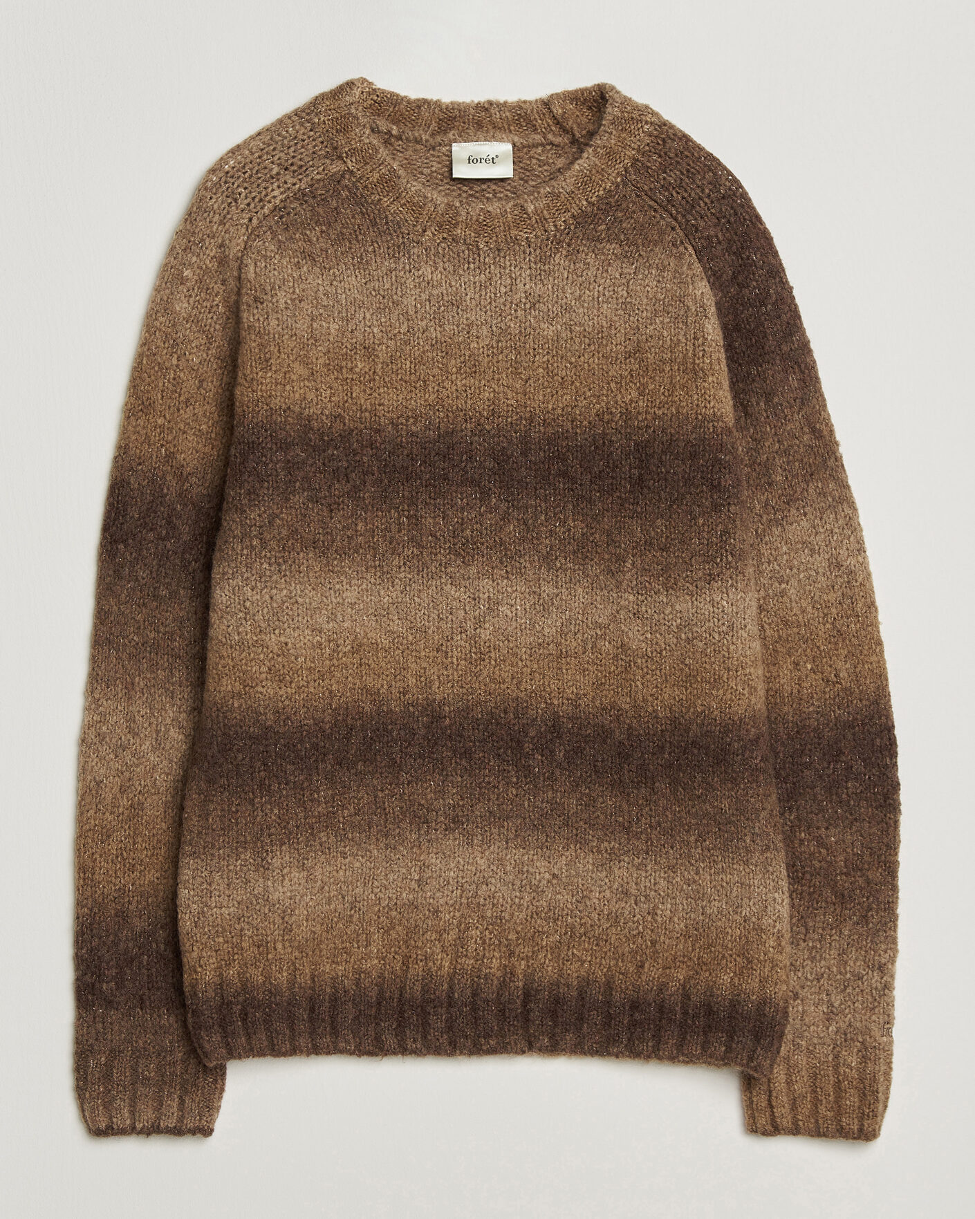 Uomini | Maglieria | Forét | Space Yarn Crew Neck Brown
