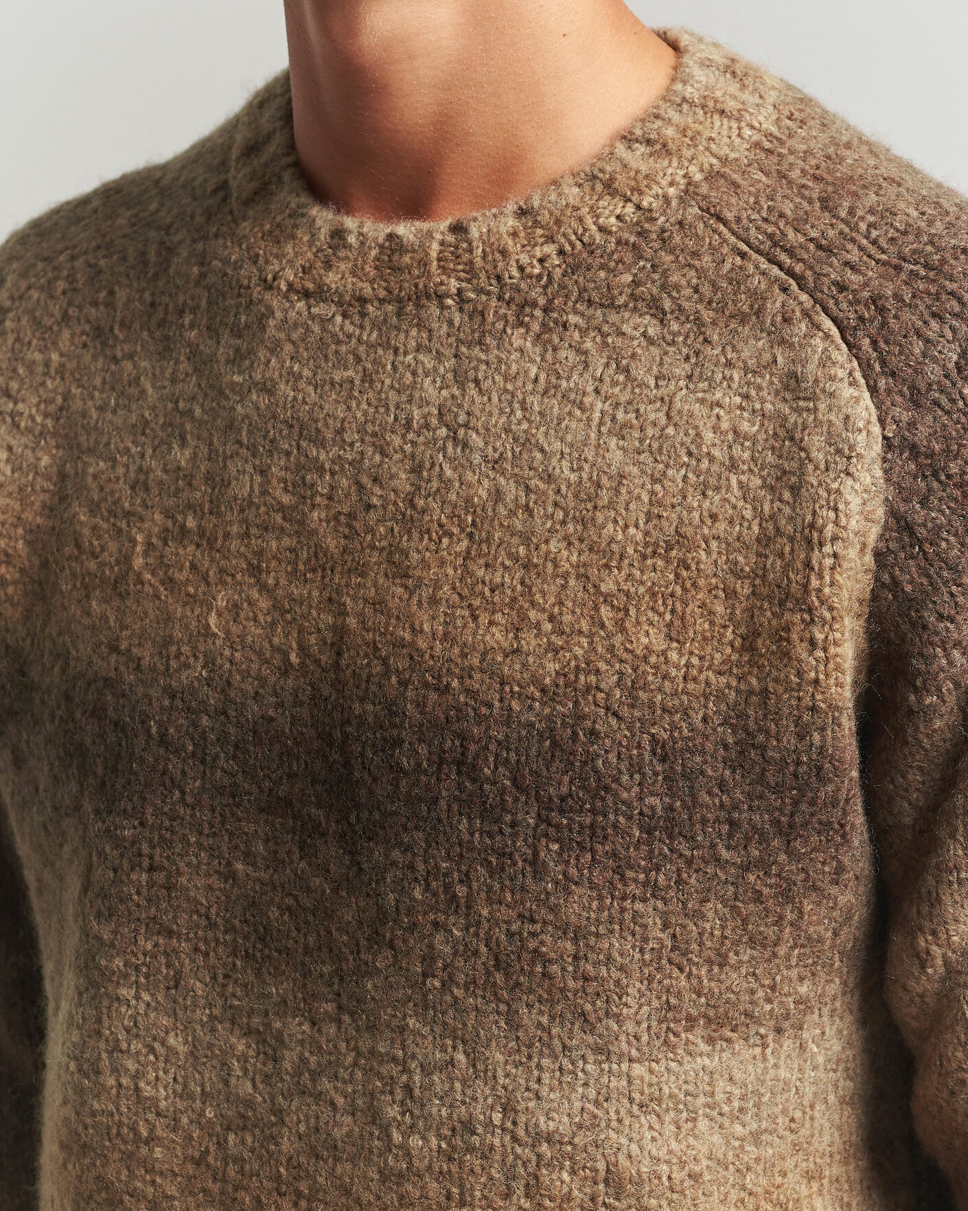 Uomini | Maglieria | Forét | Space Yarn Crew Neck Brown