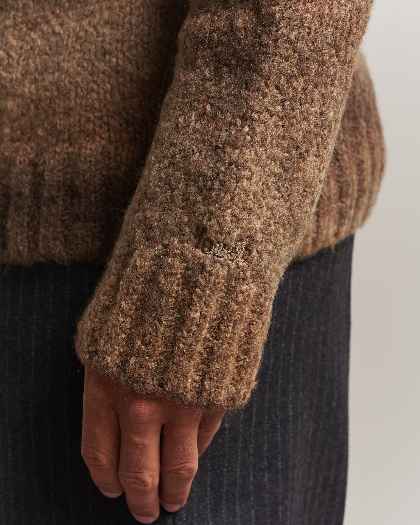 Uomini | Maglieria | Forét | Space Yarn Crew Neck Brown