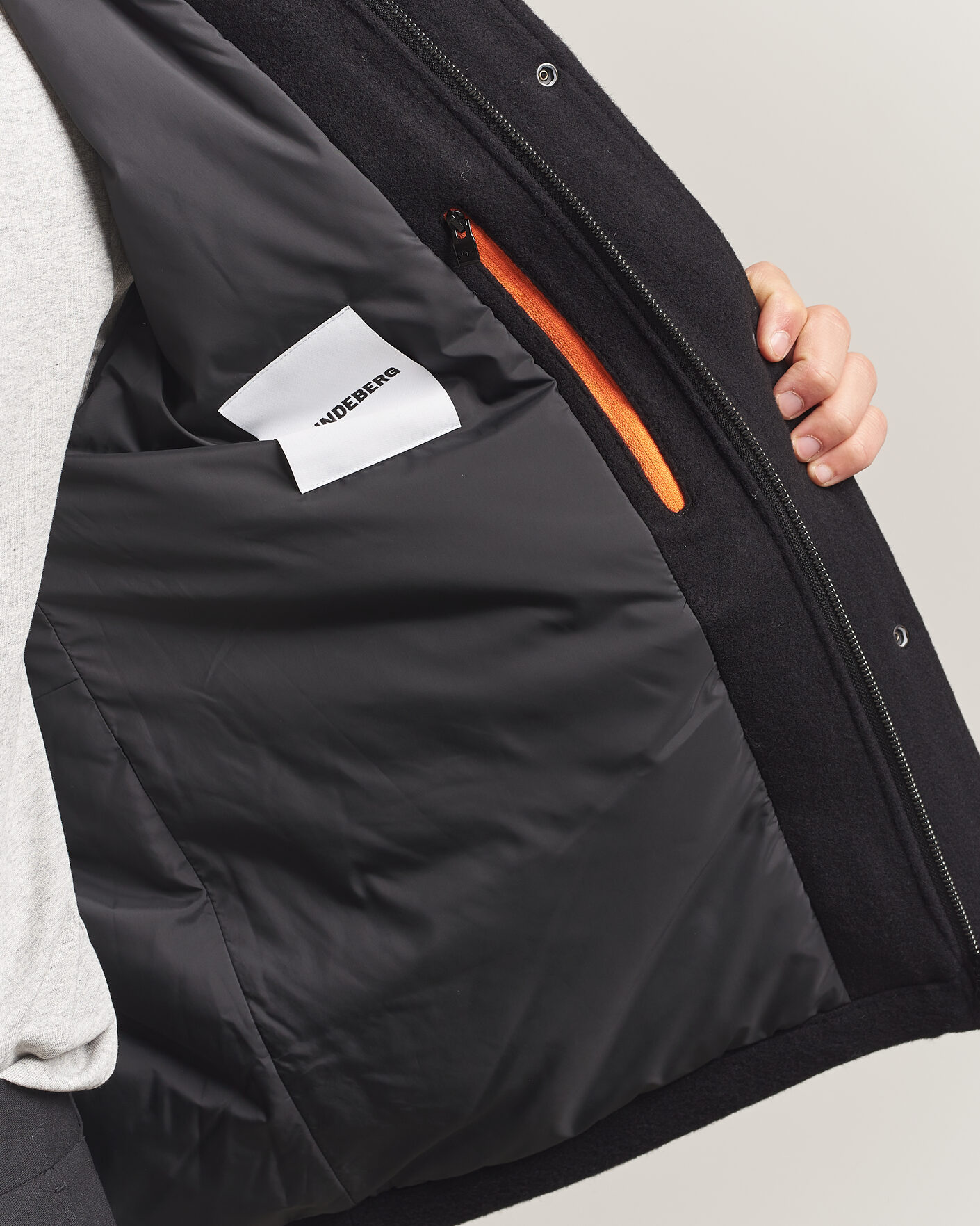 Uomini | Giacche | J.Lindeberg | Bailey Wool Field Jacket Black