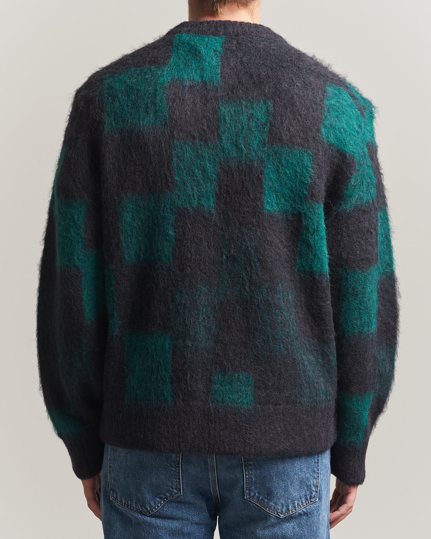 Uomini | Maglieria | J.Lindeberg | Hank Graphic Knitted Sweater Forest Biome