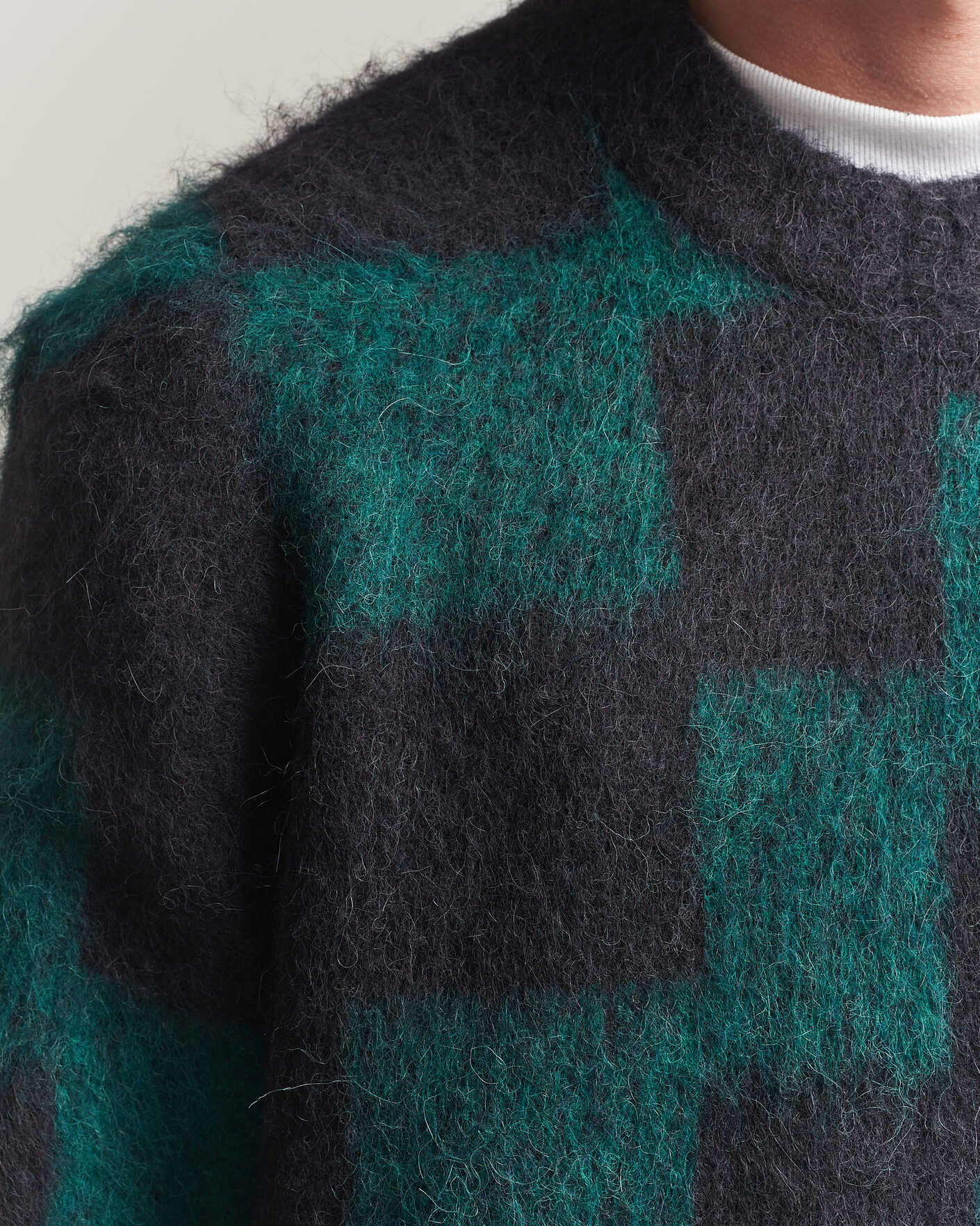 Uomini | Maglieria | J.Lindeberg | Hank Graphic Knitted Sweater Forest Biome