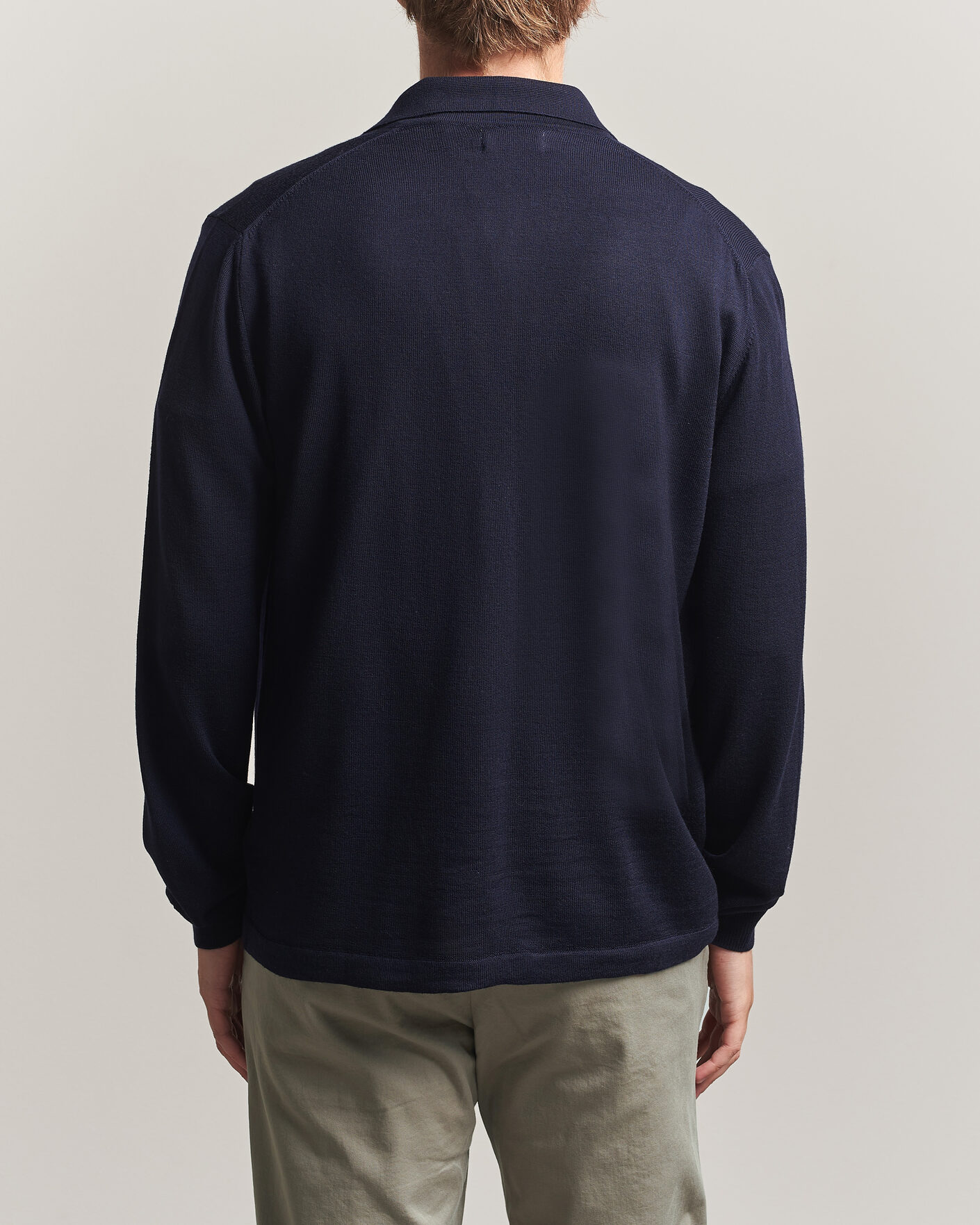 Uomini | Maglieria | J.Lindeberg | Kaleb Merino Full Zip JL Navy