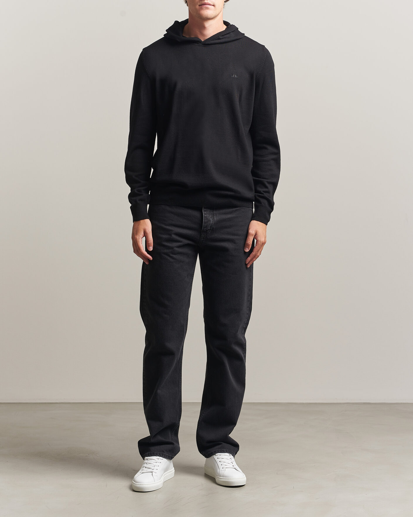 Uomini | Maglieria | J.Lindeberg | Karl Merino Hoodie Black