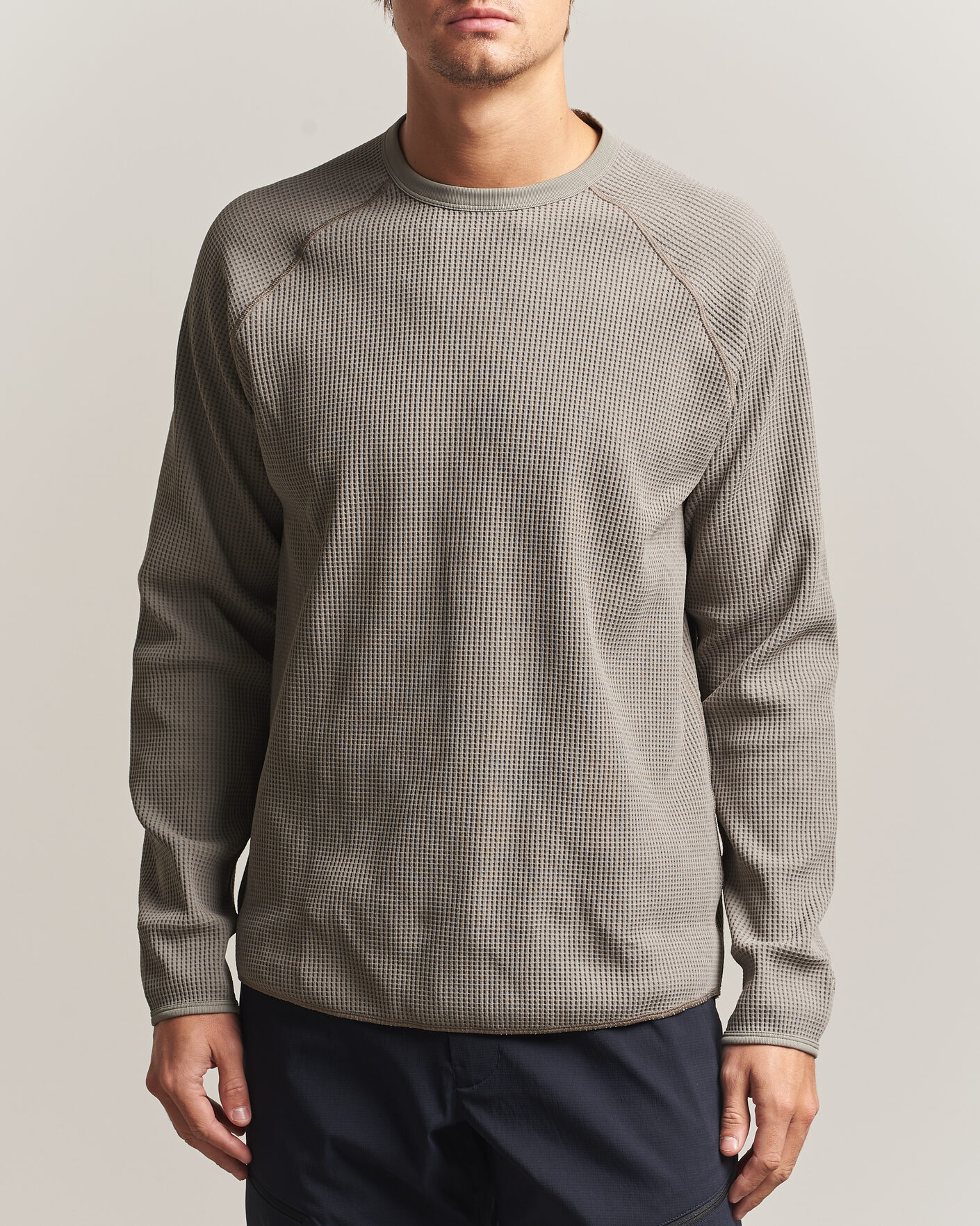 Uomini | T-shirt | Goldwin | WF Light Long Sleeve T-Shirt Arid Beige