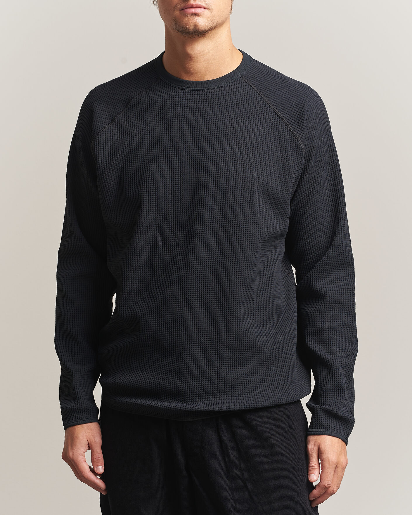 Uomini | T-shirt | Goldwin | WF Light Long Sleeve T-Shirt Black
