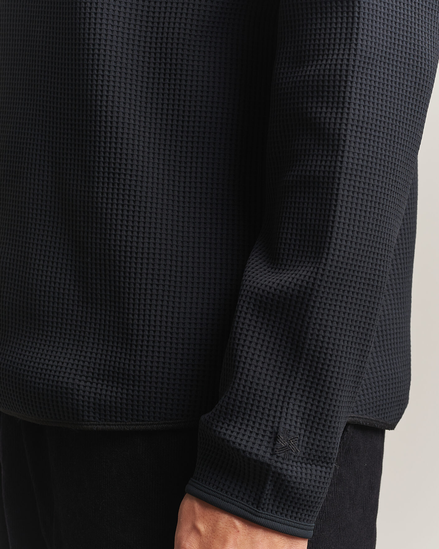 Uomini | T-shirt | Goldwin | WF Light Long Sleeve T-Shirt Black