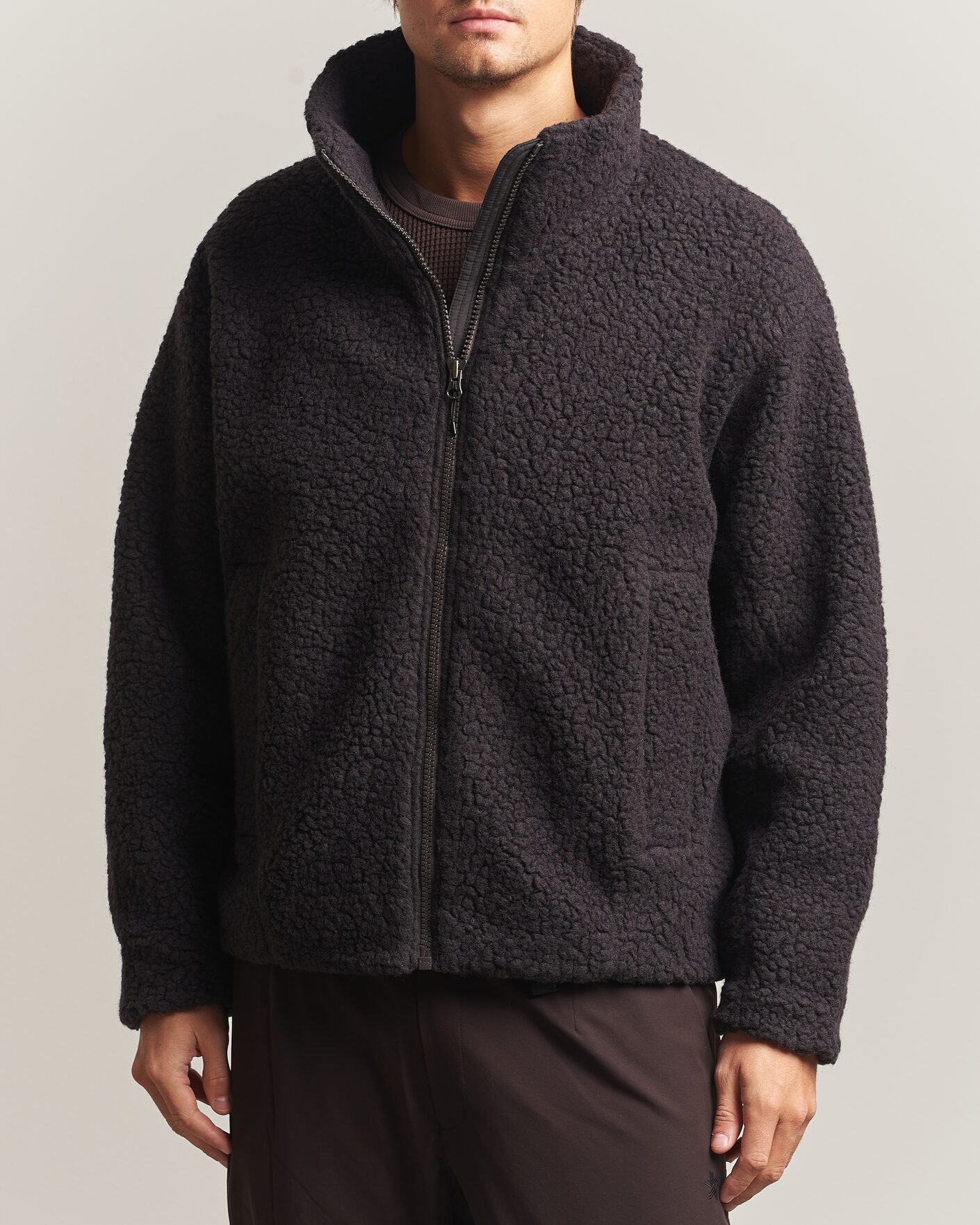 Uomini | Maglieria | Goldwin | Deep Pile Fleece Jacket Espresso