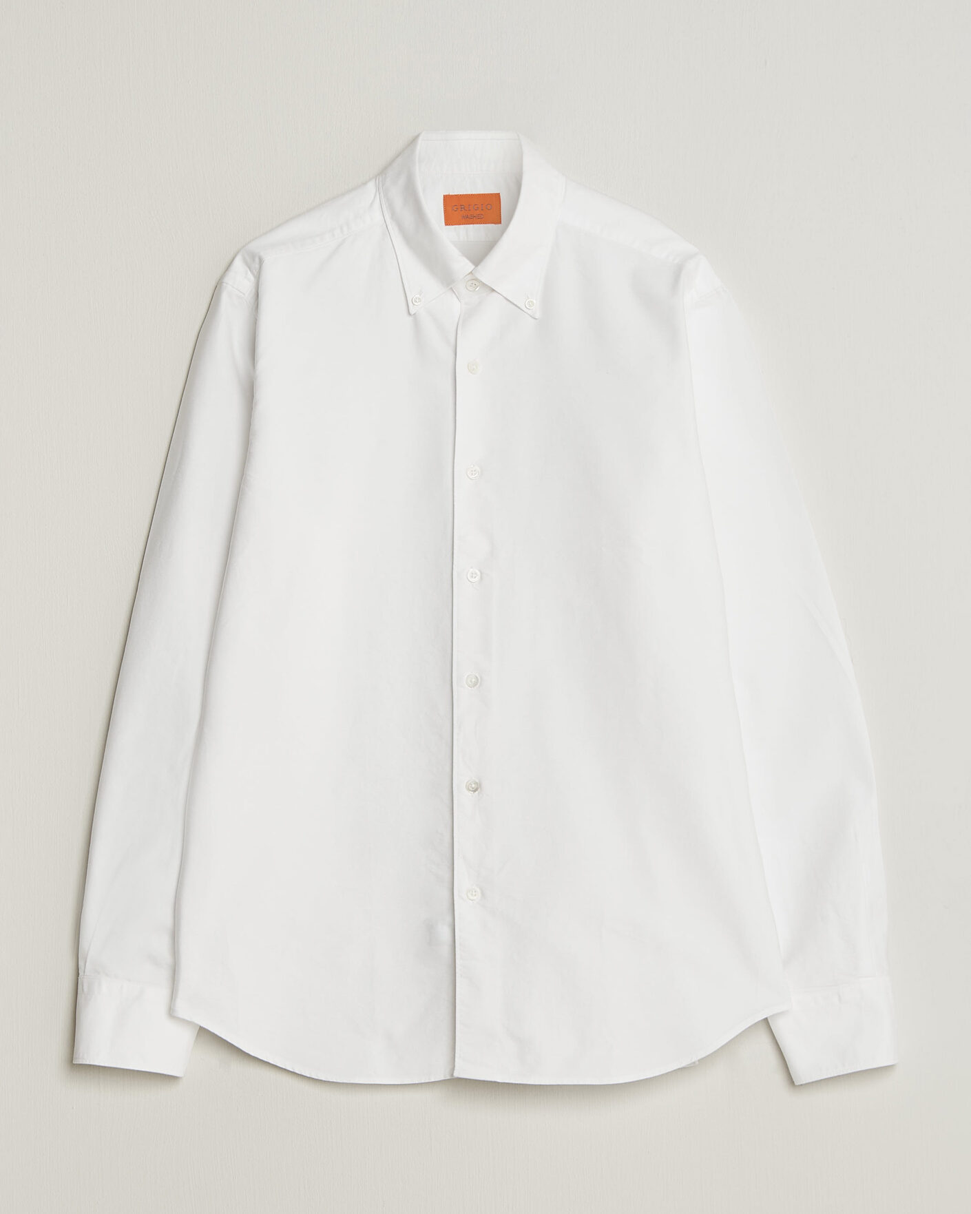 Uomini | Camicie | Grigio | Oxford Button Down Shirt White