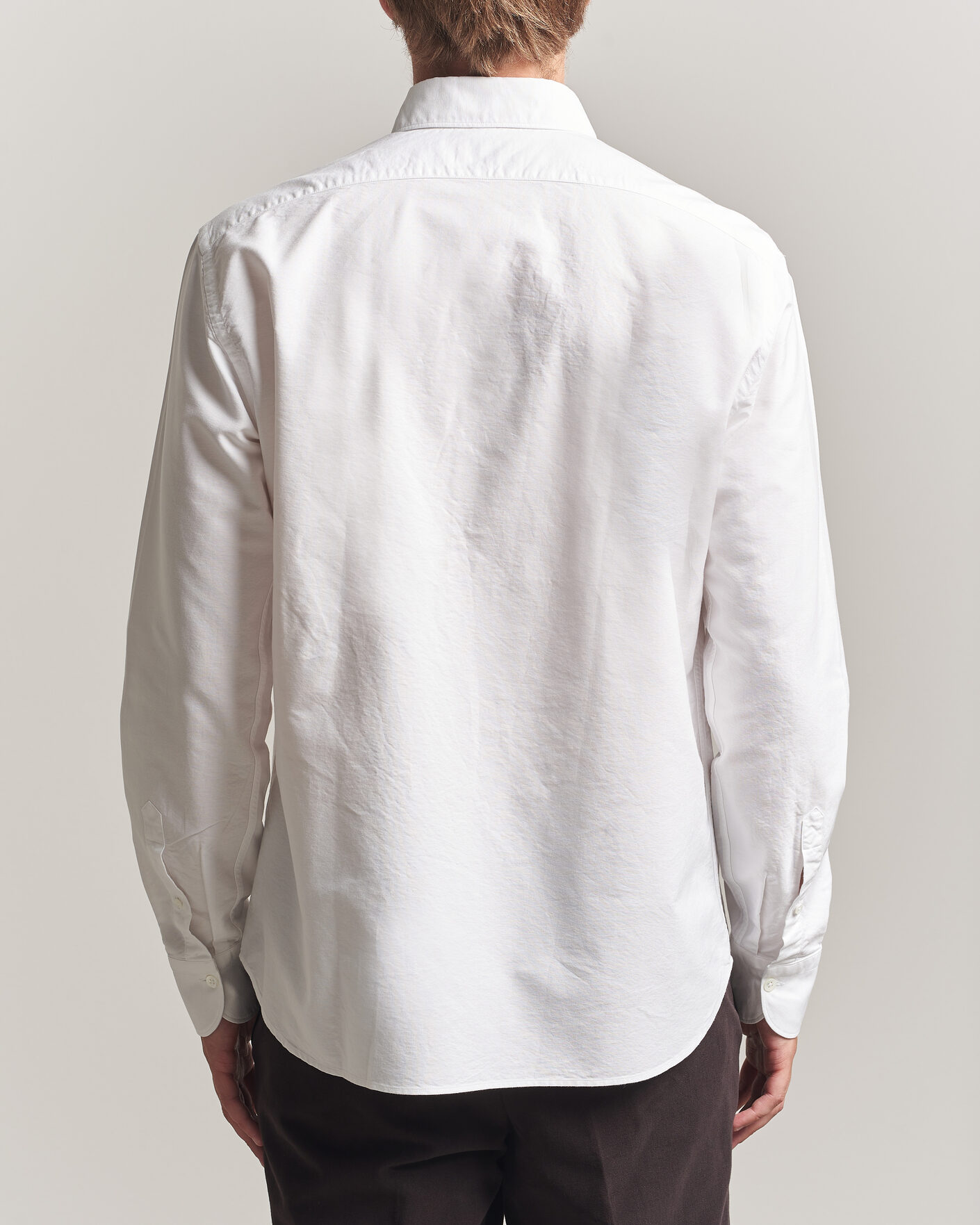 Uomini | Camicie | Grigio | Oxford Button Down Shirt White