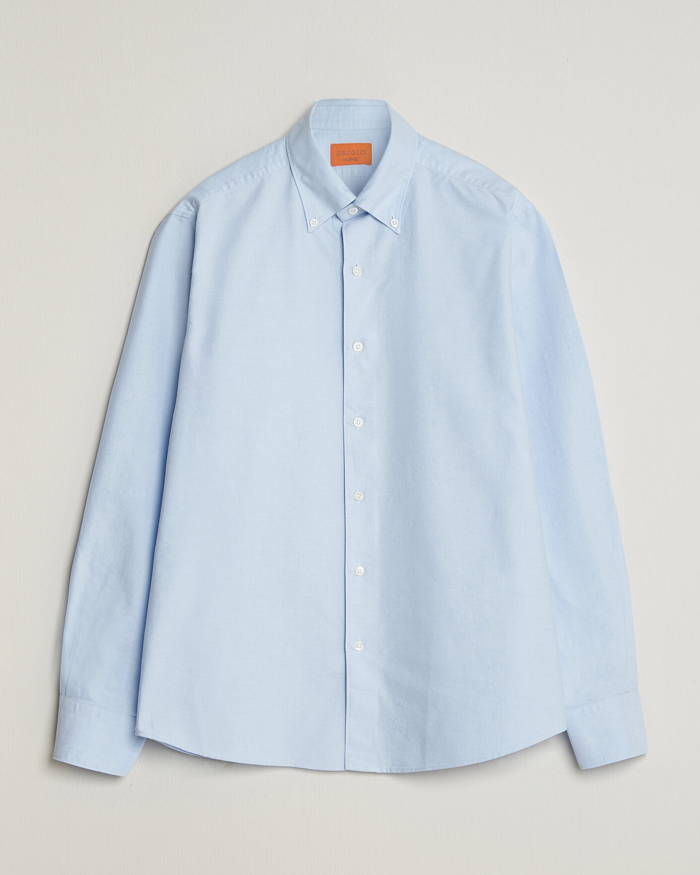 Uomini | Camicie | Grigio | Oxford Button Down Shirt Light Blue