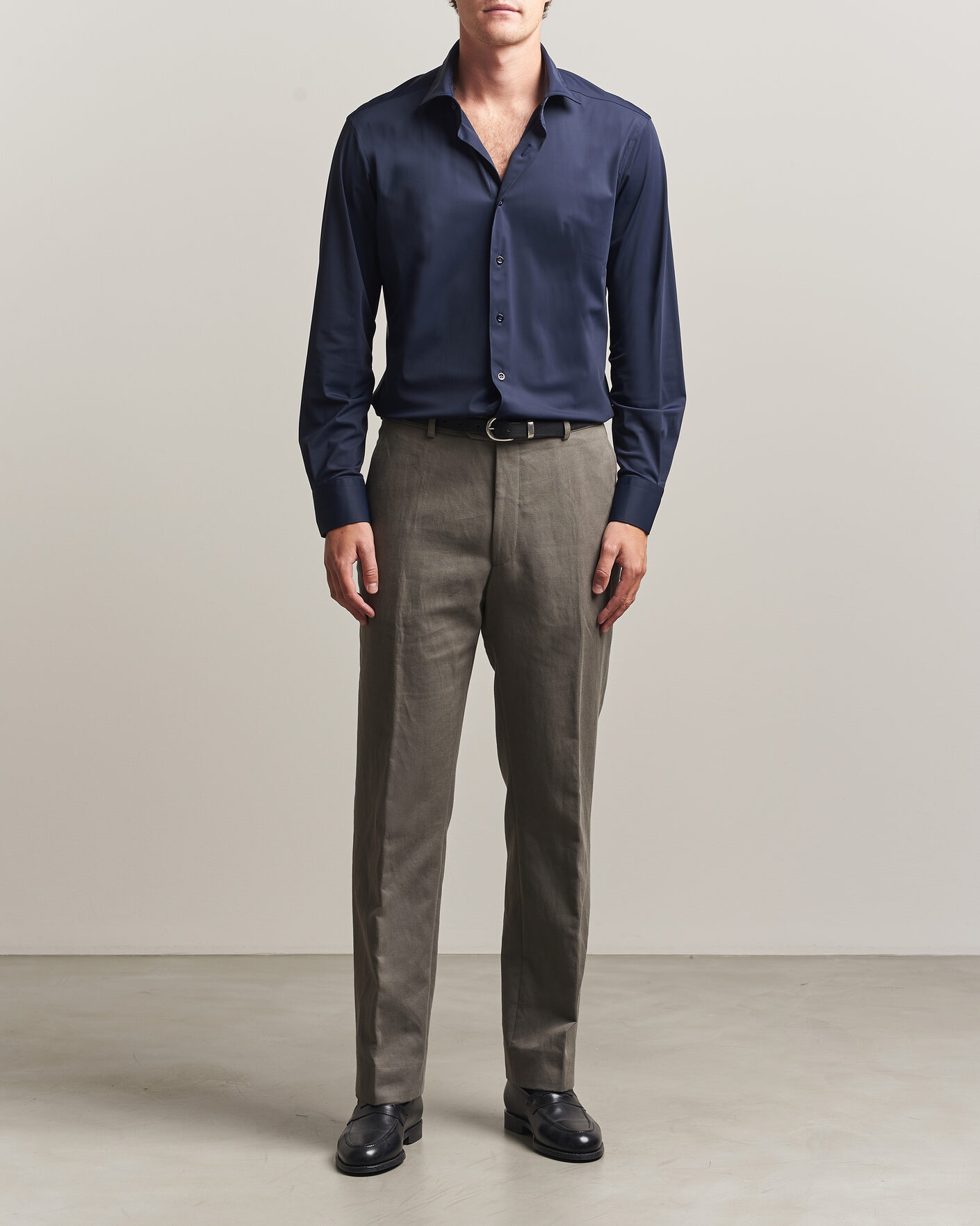 Uomini | Camicie | Grigio | Jersey Shirt Navy