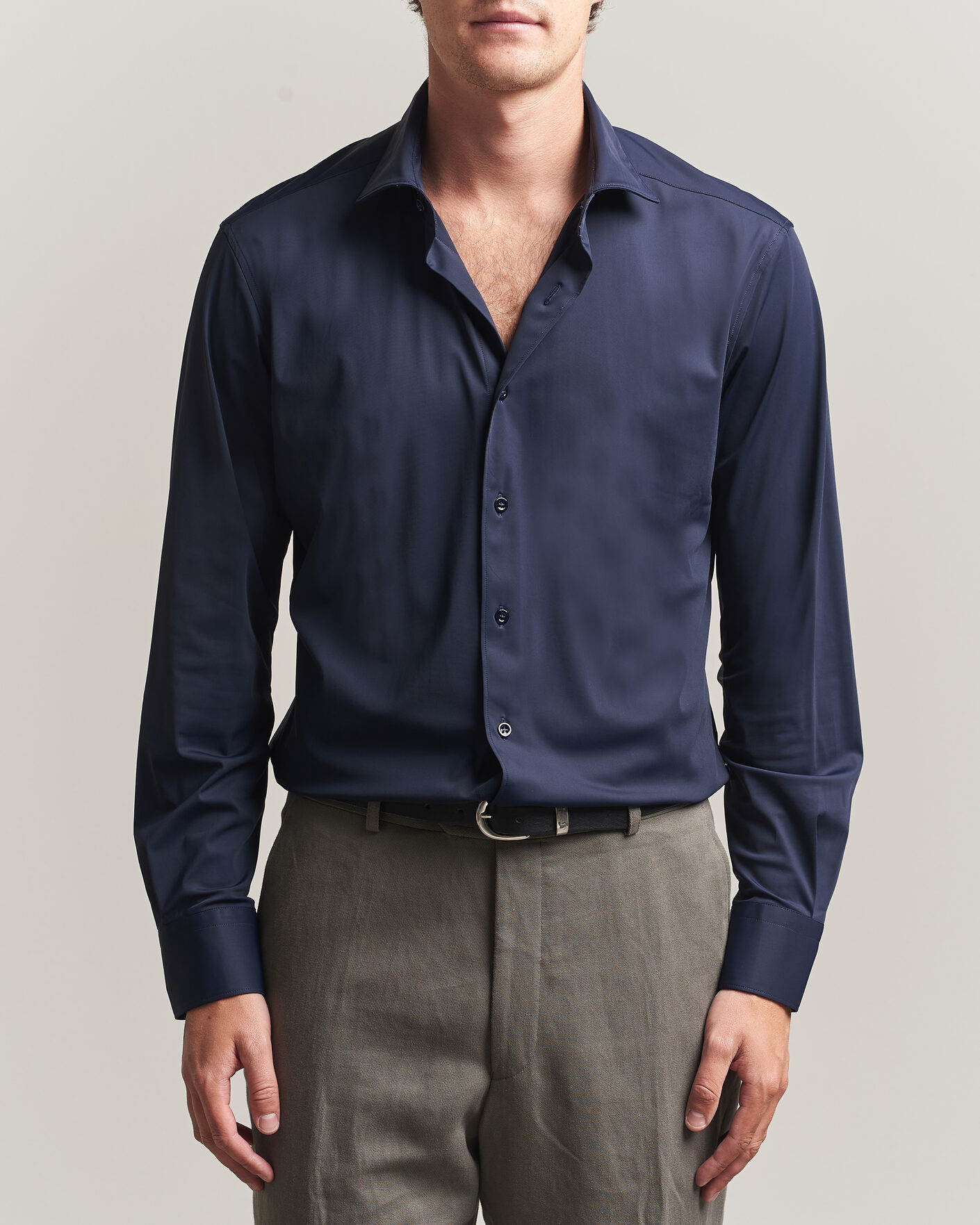 Uomini | Camicie | Grigio | Jersey Shirt Navy
