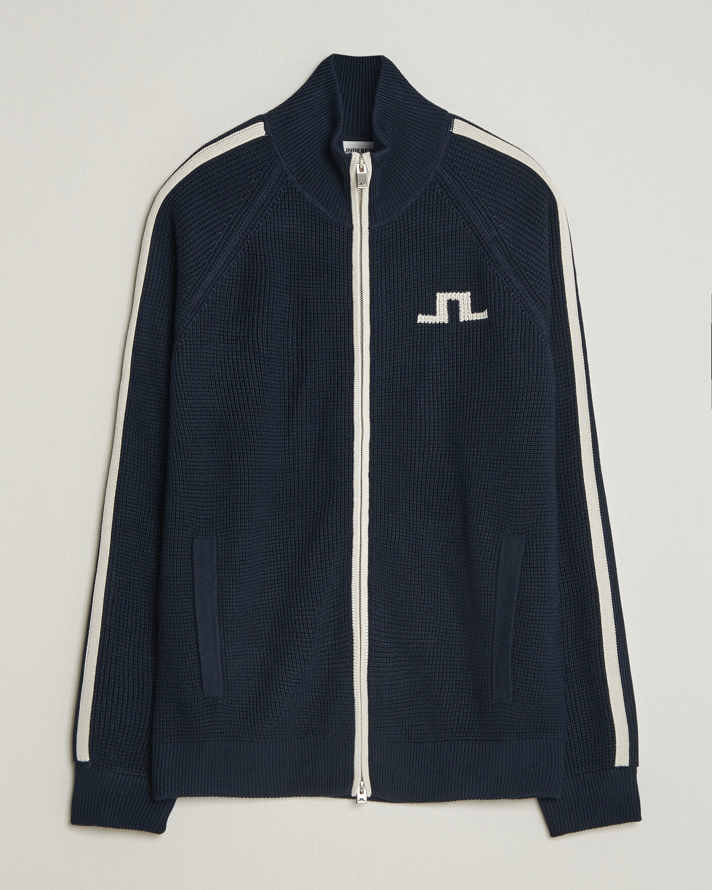 Uomini | Maglieria | J.Lindeberg | Craig Knitted Full Zip JL Navy