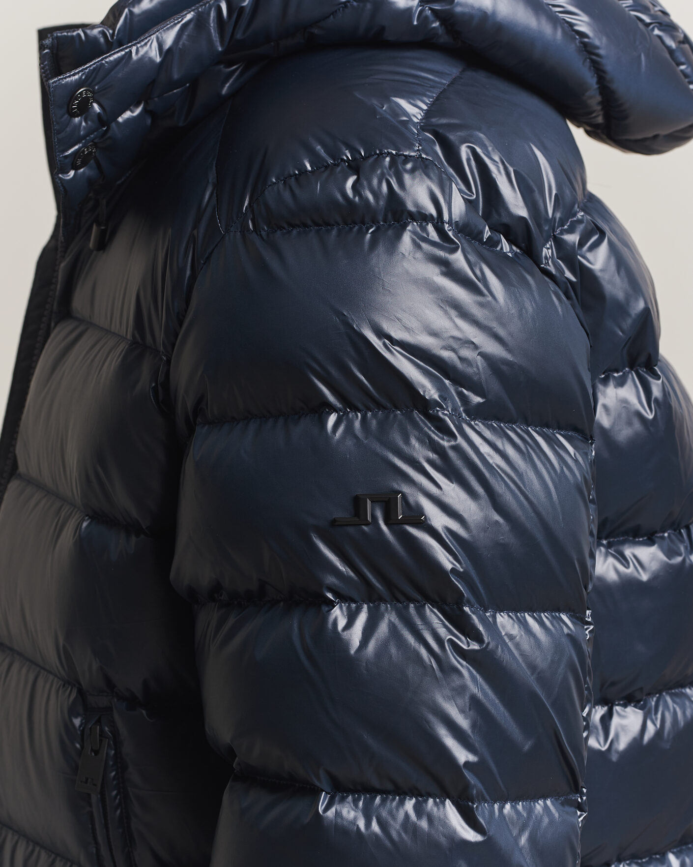 Uomini | Giacche | J.Lindeberg | Creek Light Hooded Down Jacket JL Navy