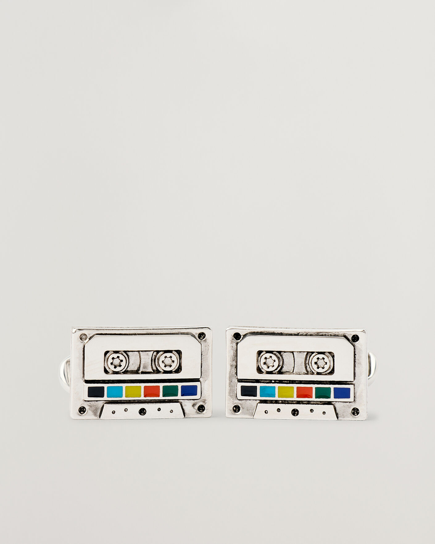 Uomini | Gemelli | Paul Smith | Tape Cufflink Silver
