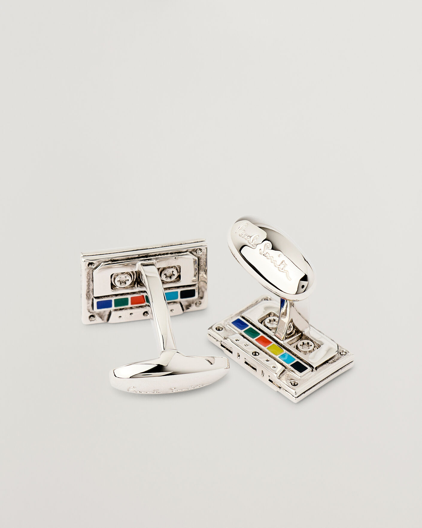 Uomini | Gemelli | Paul Smith | Tape Cufflink Silver