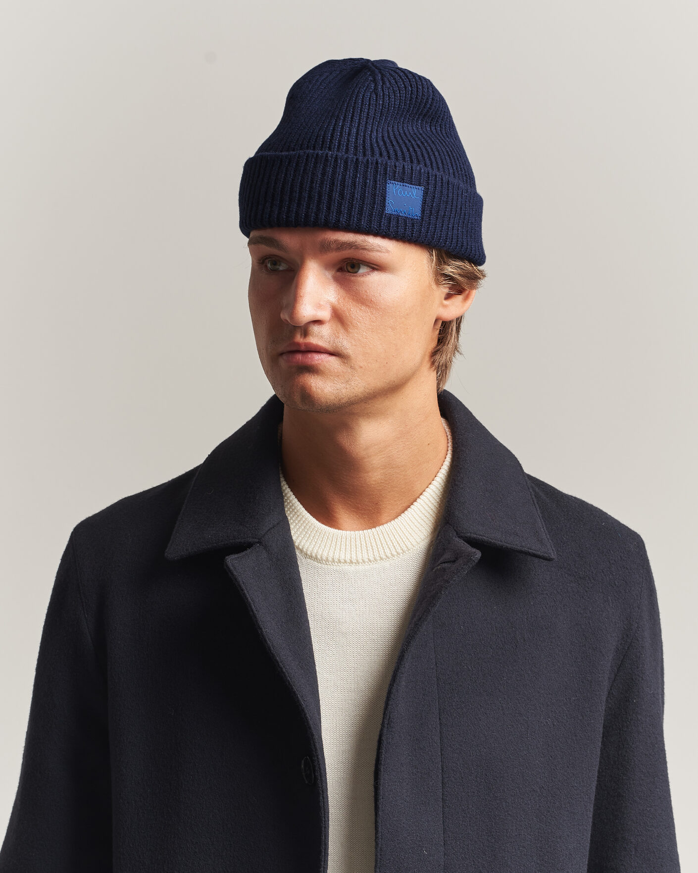 Uomini | Berretti | Paul Smith | Cashmere Beanie Navy