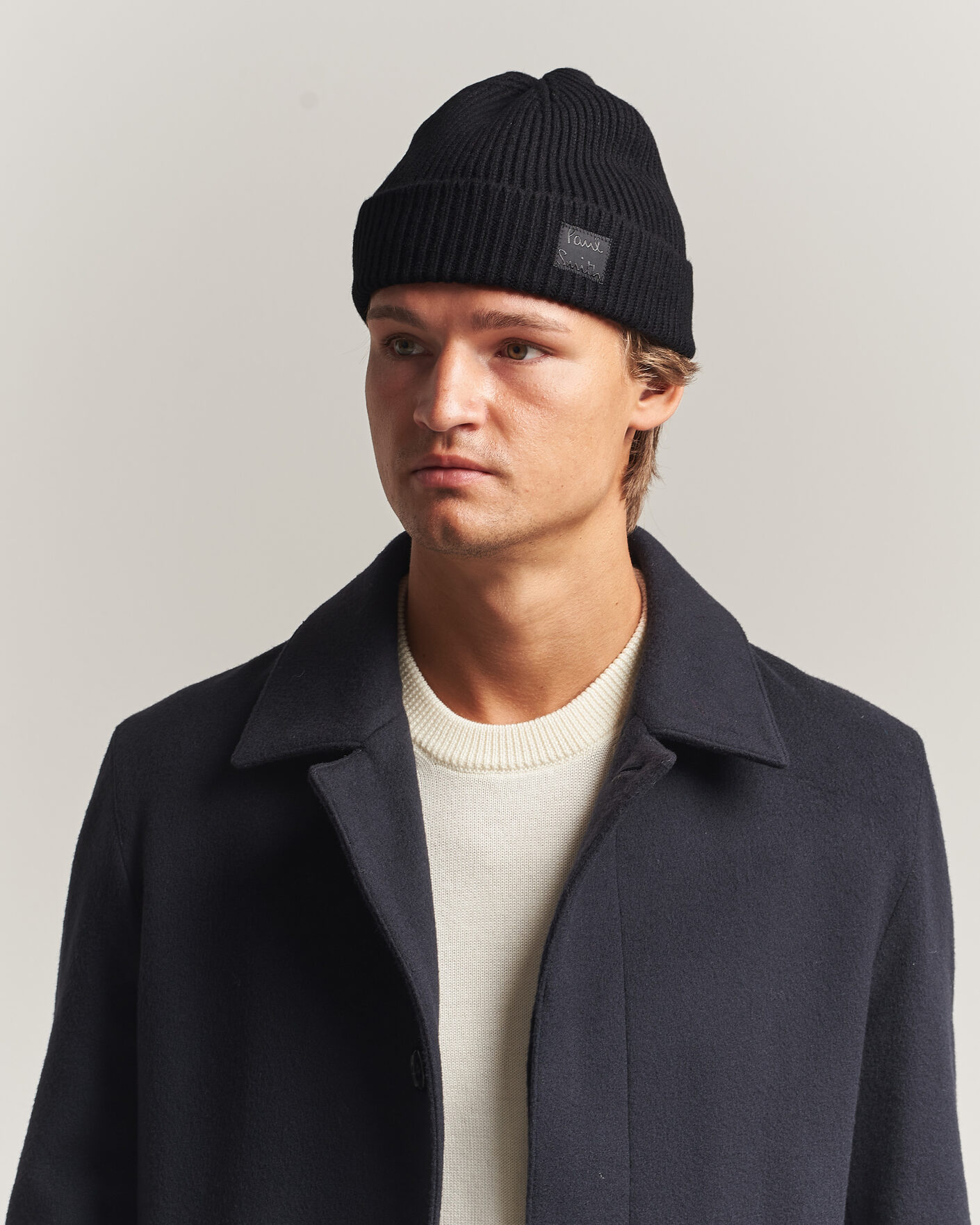 Uomini | Berretti | Paul Smith | Cashmere Beanie Black