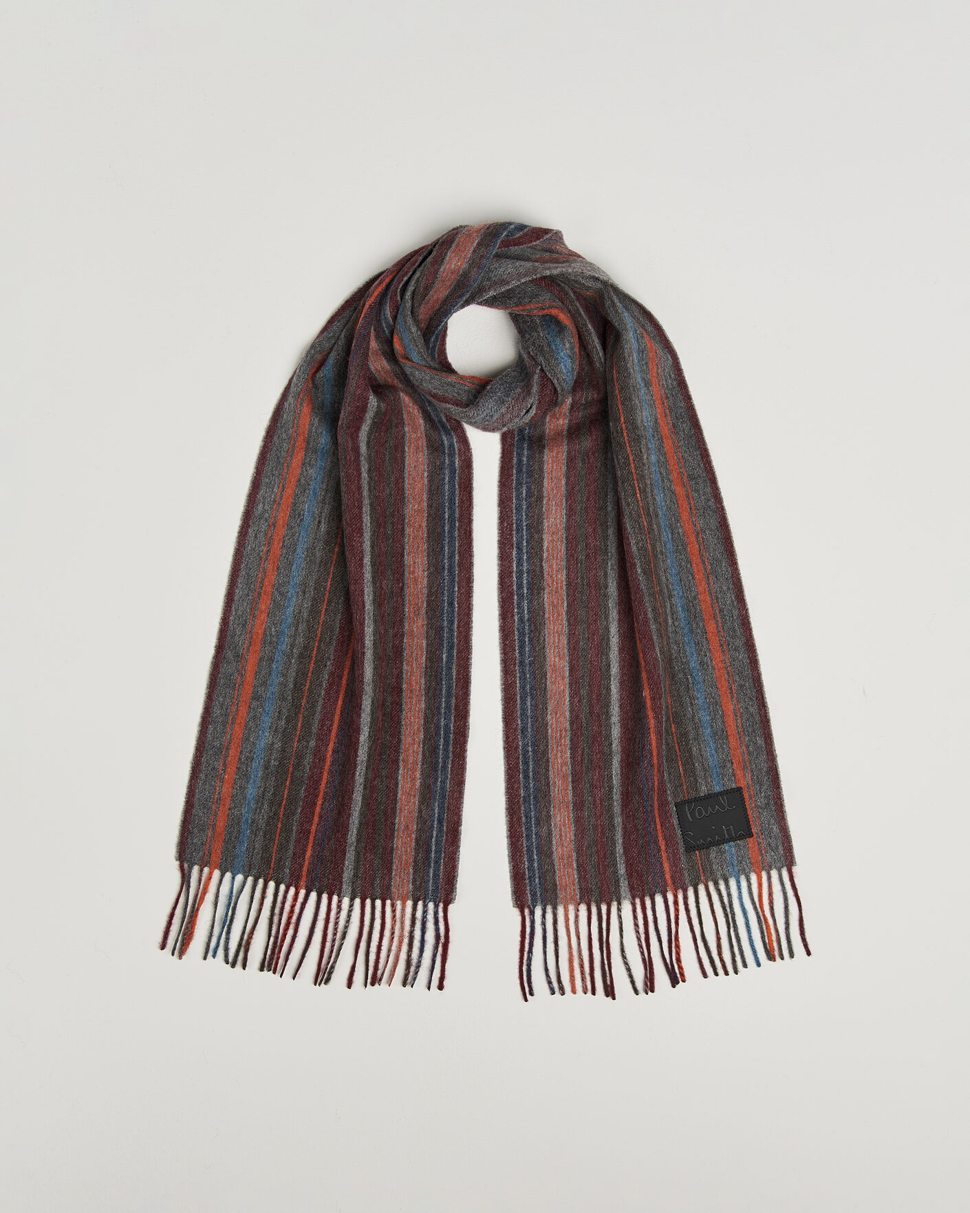 Uomini | Sciarpe | Paul Smith | Lambswool Striped Scarf Red