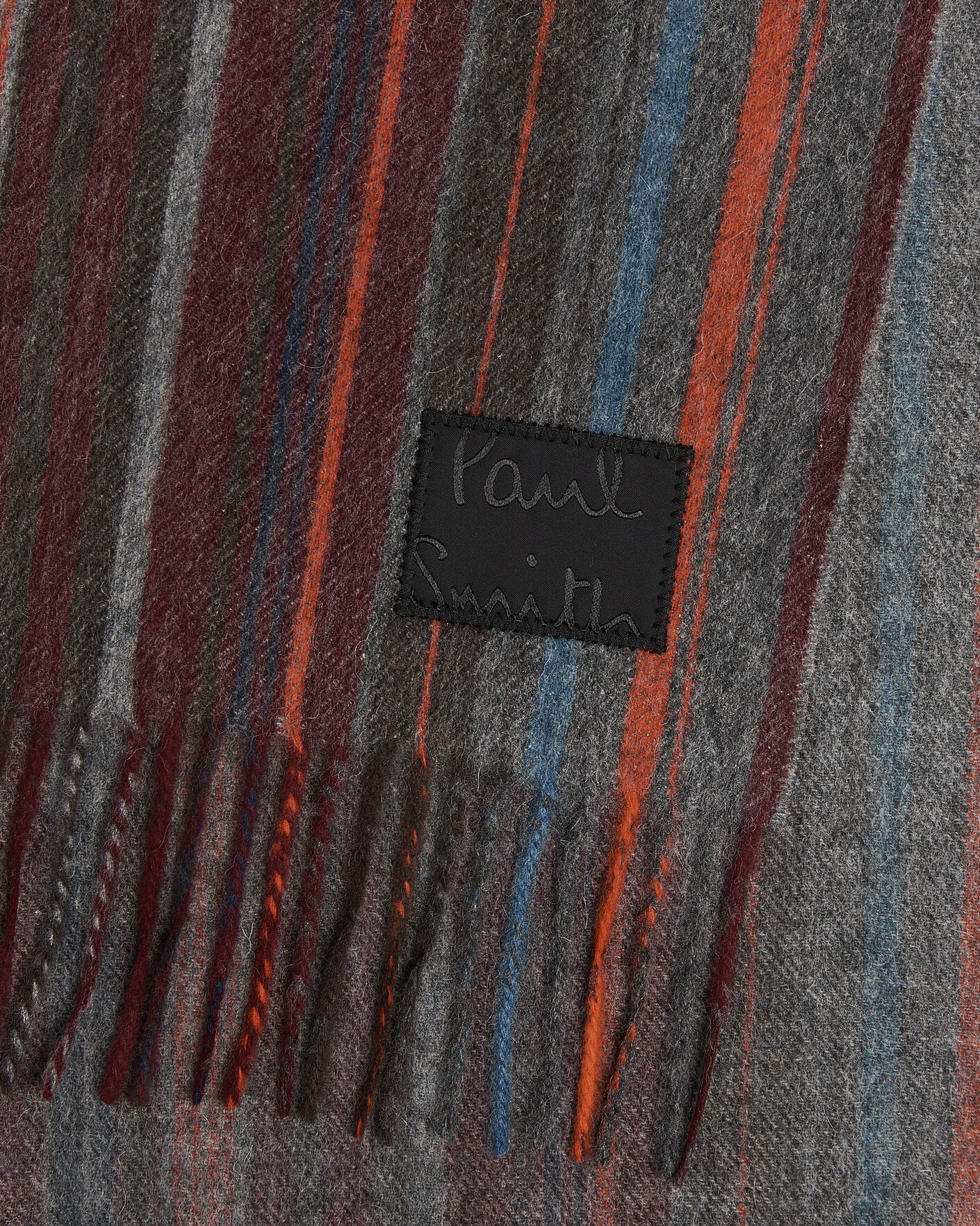 Uomini | Sciarpe | Paul Smith | Lambswool Striped Scarf Red