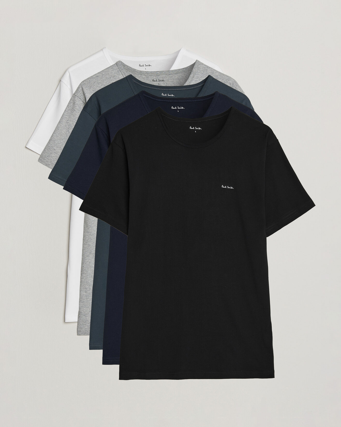 Uomini | T-shirt | Paul Smith | 5-Pack Crew Neck T-Shirt Multi