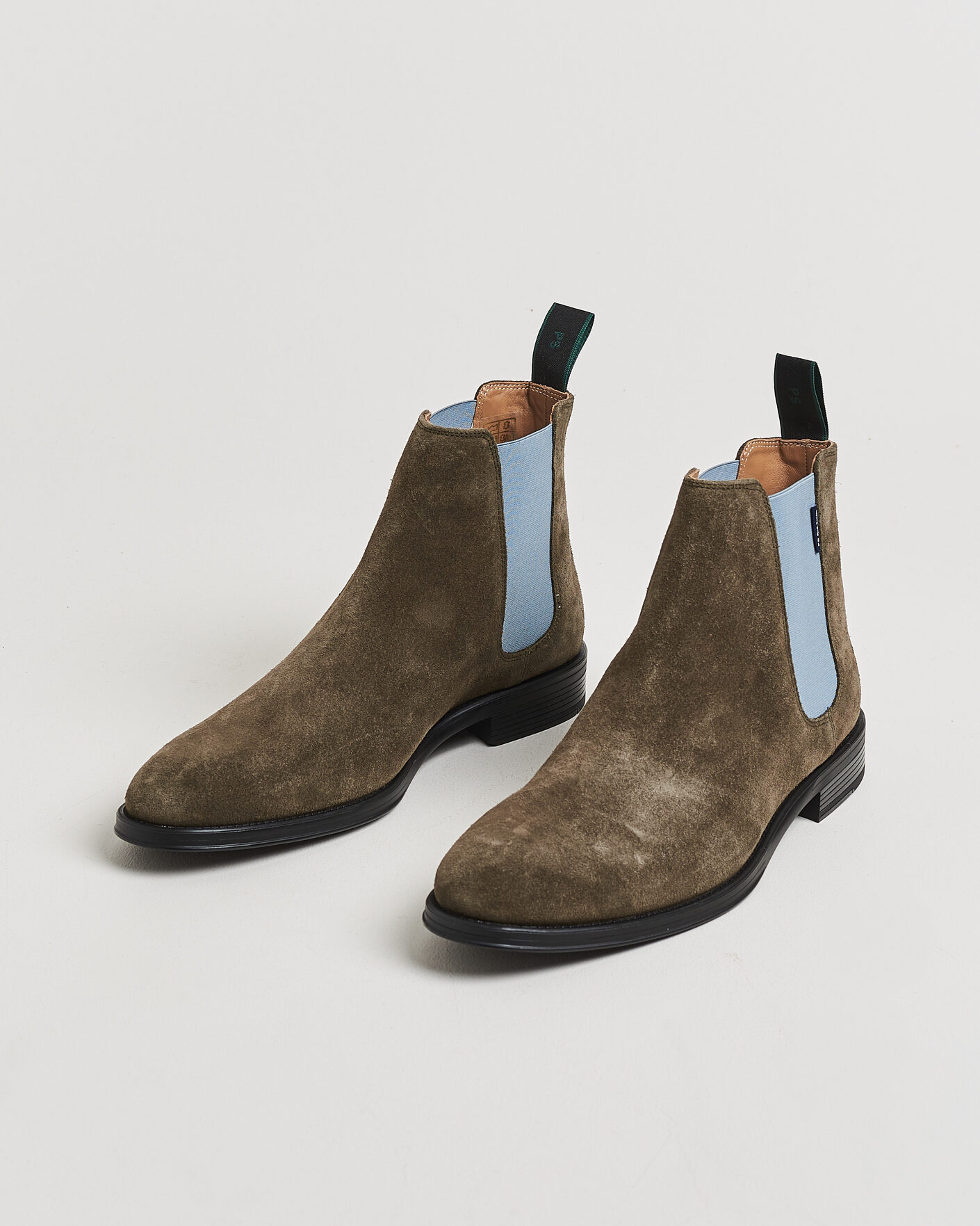 Uomini | Stivali | PS Paul Smith | Augustus Suede Chelsea Boot Khaki