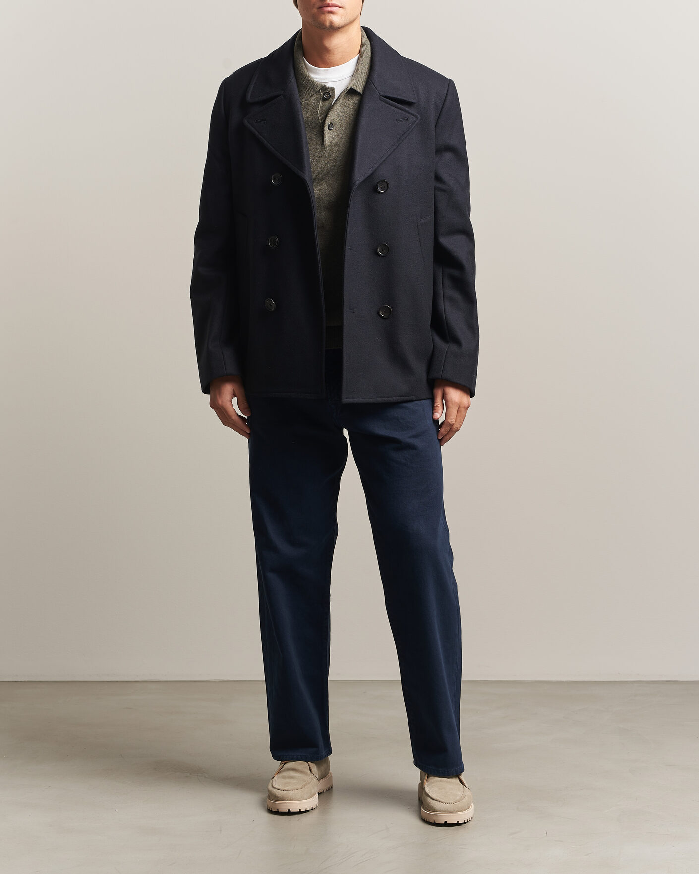 Uomini | Giacche | PS Paul Smith | Wool Peacoat Navy