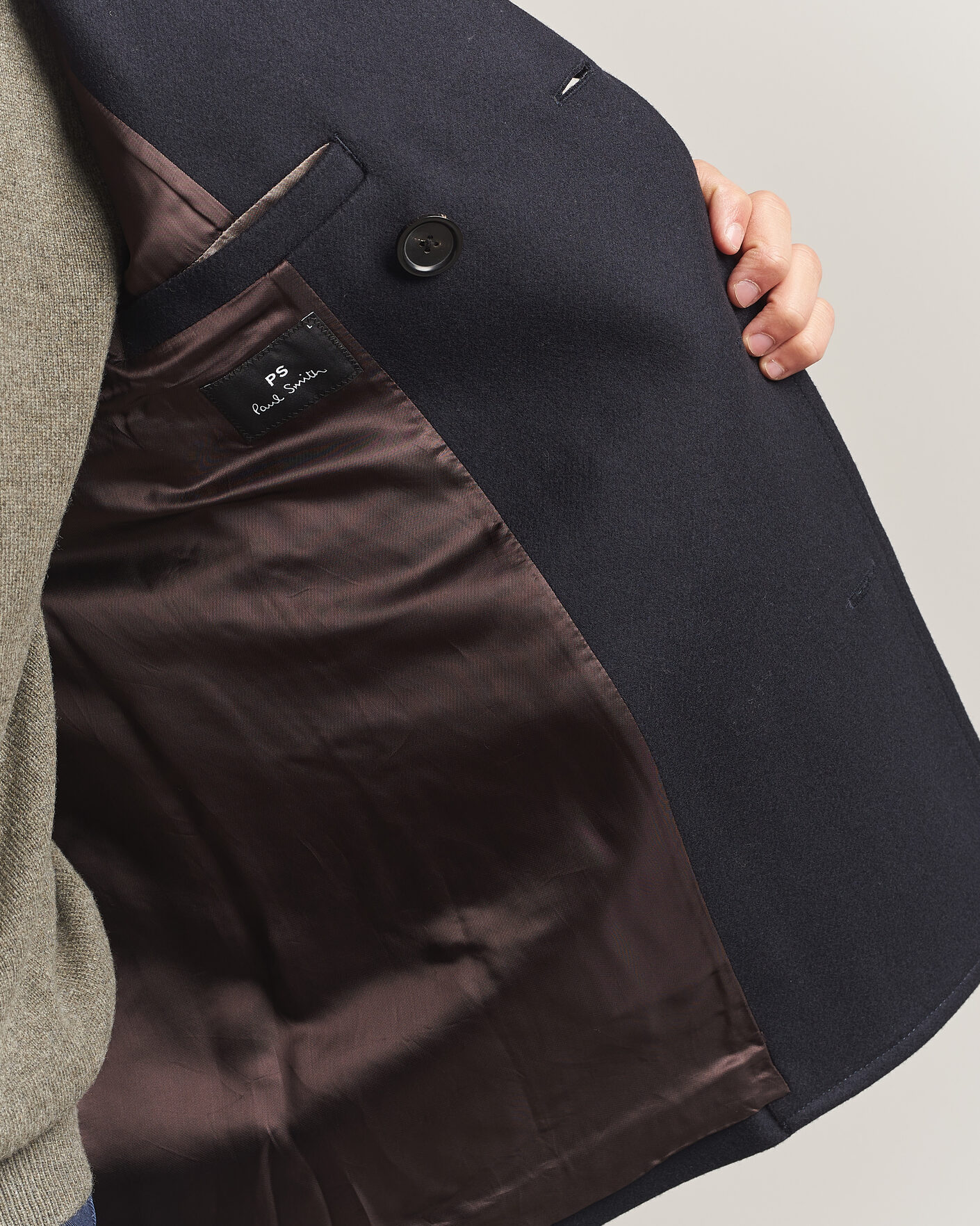 Uomini | Giacche | PS Paul Smith | Wool Peacoat Navy