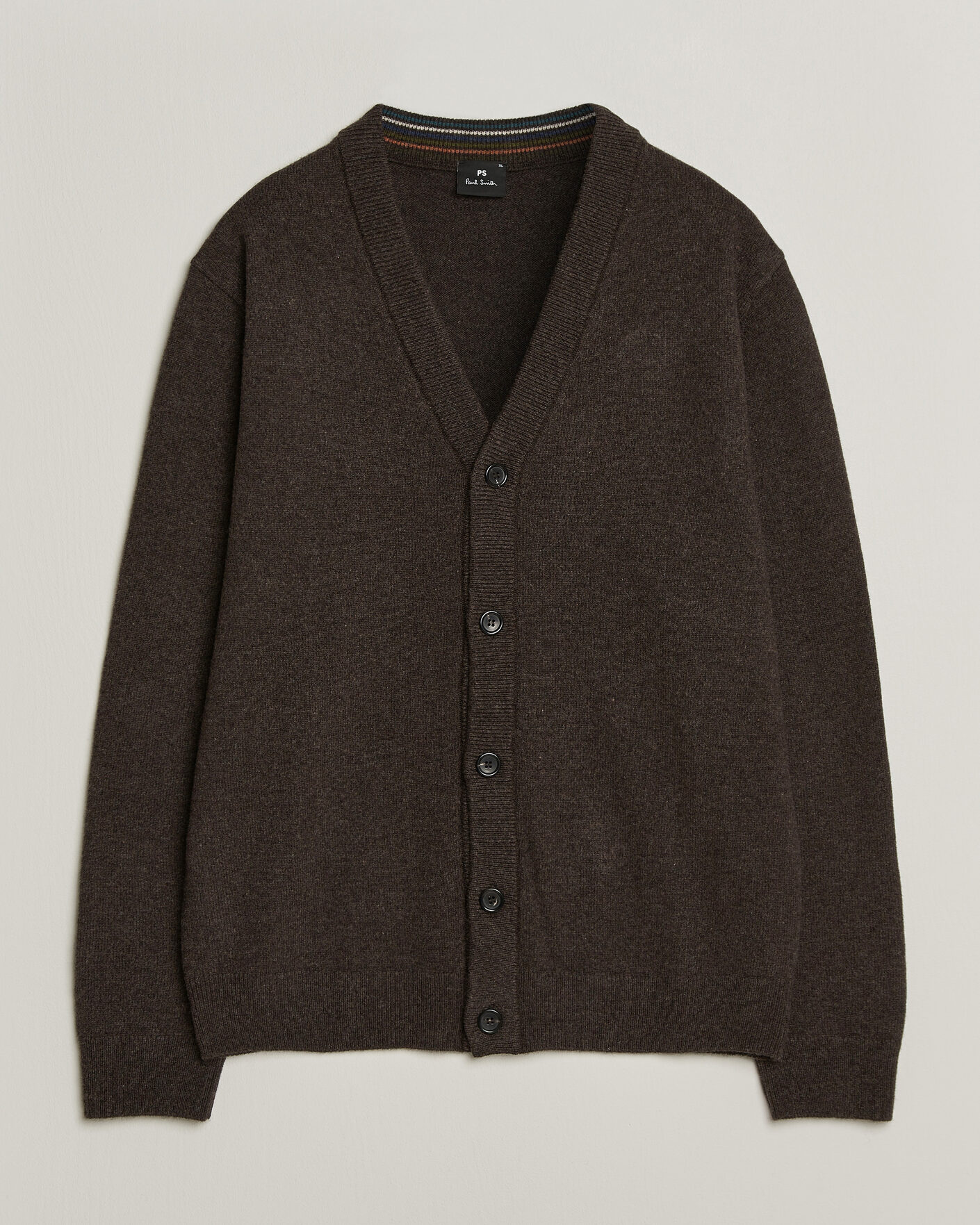 Uomini | Maglieria | PS Paul Smith | Wool Knitted Cardigan Brown