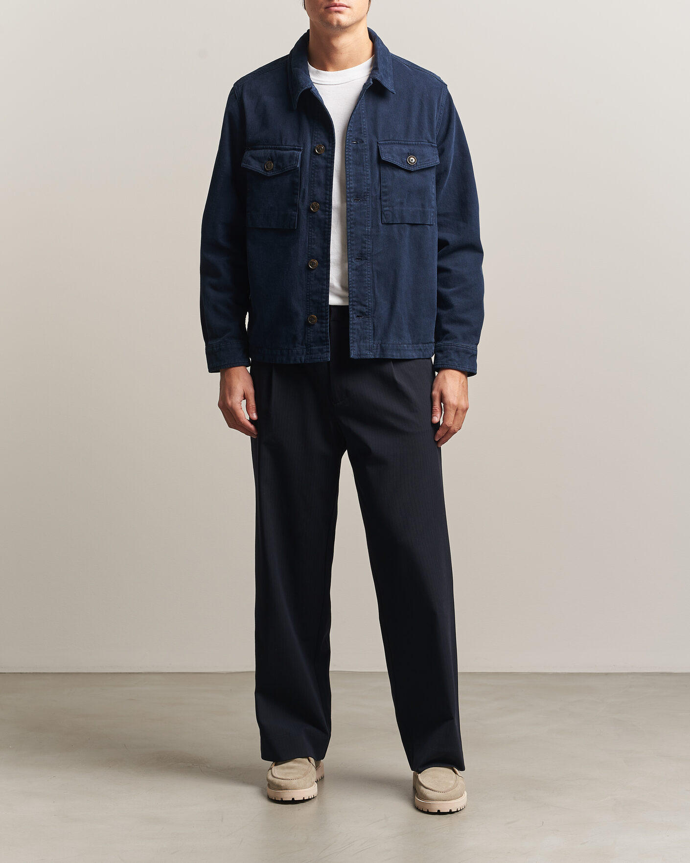 Uomini | Camicie | PS Paul Smith | Pocket Overshirt Navy