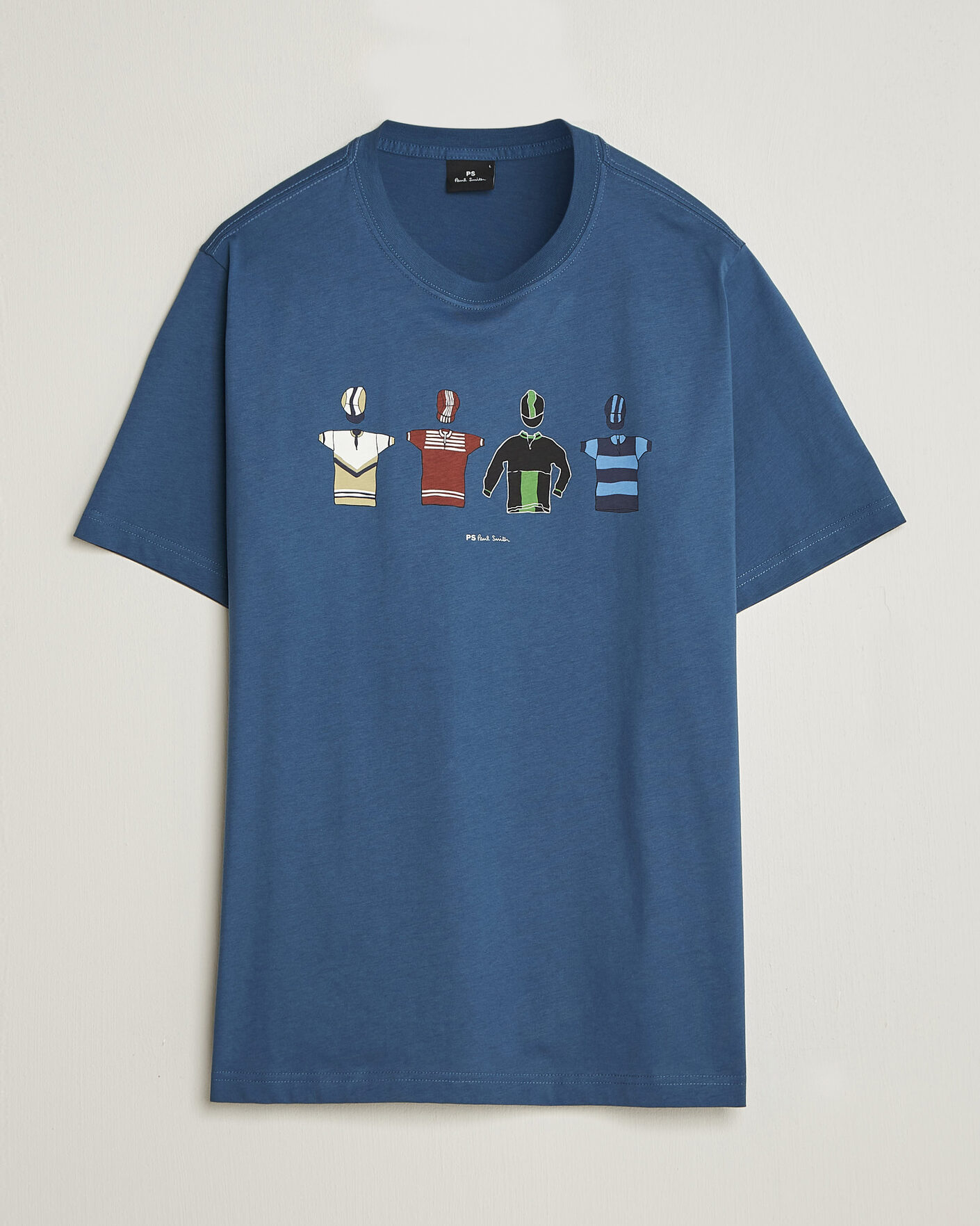 Uomini | T-shirt | PS Paul Smith | Cycle Jersey's Crew Neck T-Shirt Blue
