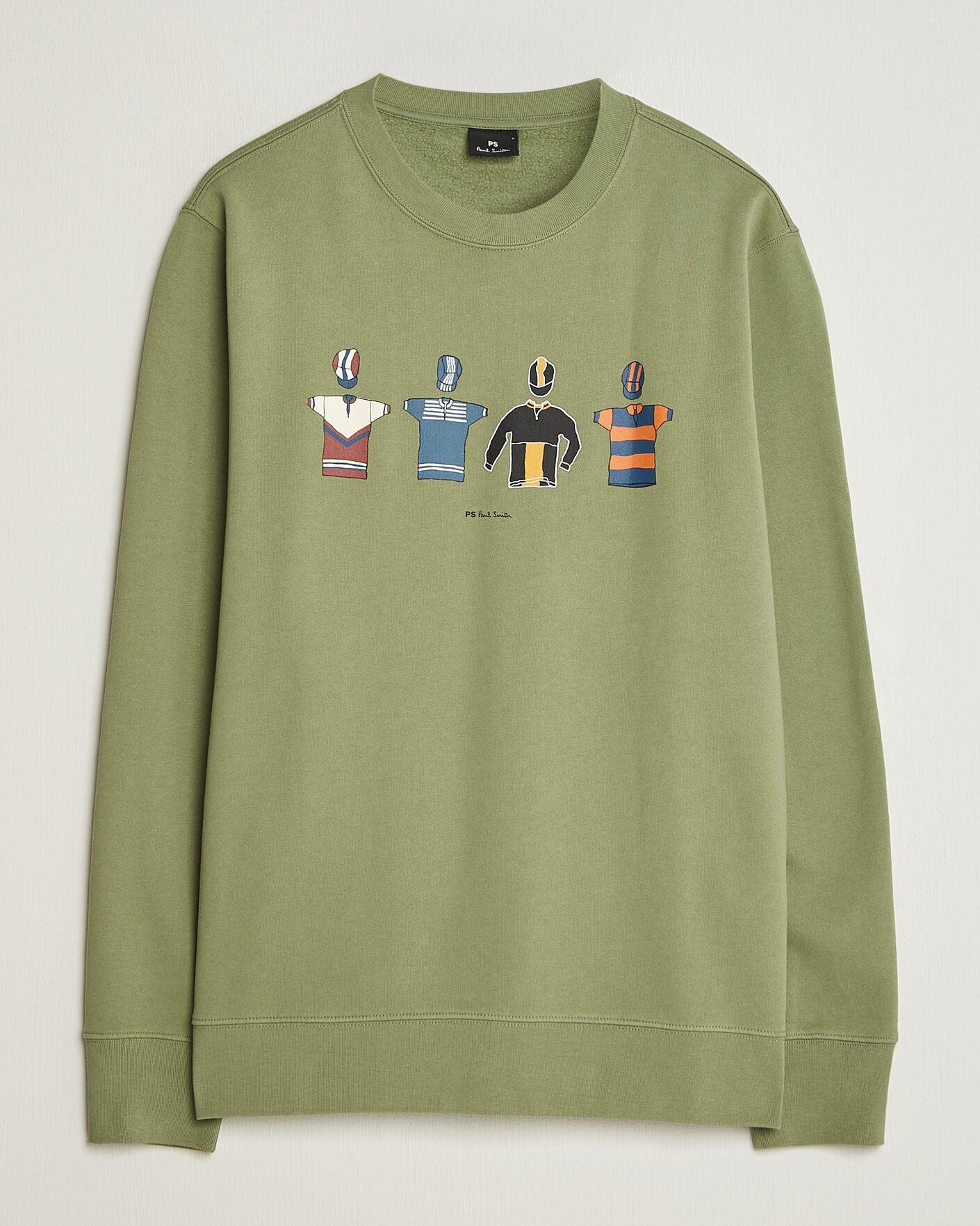 Uomini | Maglieria | PS Paul Smith | Cycle Jersey's Crew Sweatshirt Green