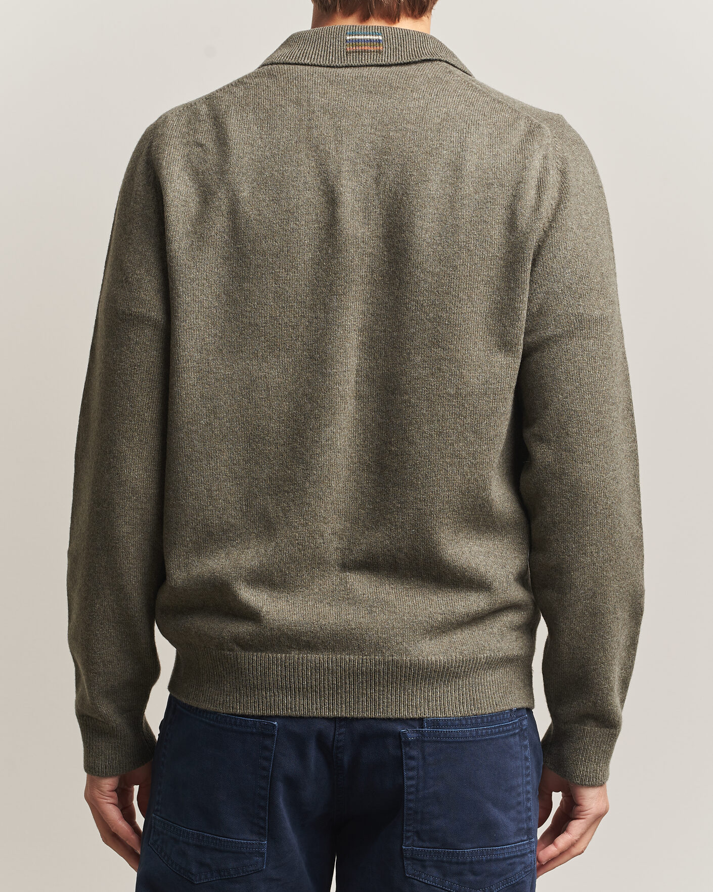 Uomini | Maglieria | PS Paul Smith | Wool Knitted Polo Green