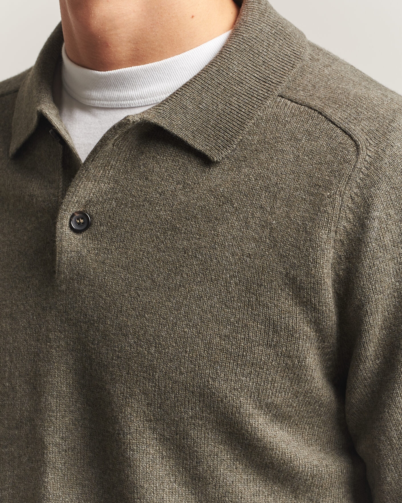 Uomini | Maglieria | PS Paul Smith | Wool Knitted Polo Green