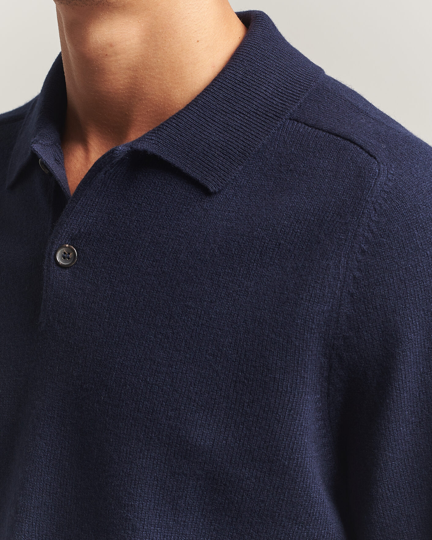 Uomini | Maglieria | PS Paul Smith | Wool Knitted Polo Navy