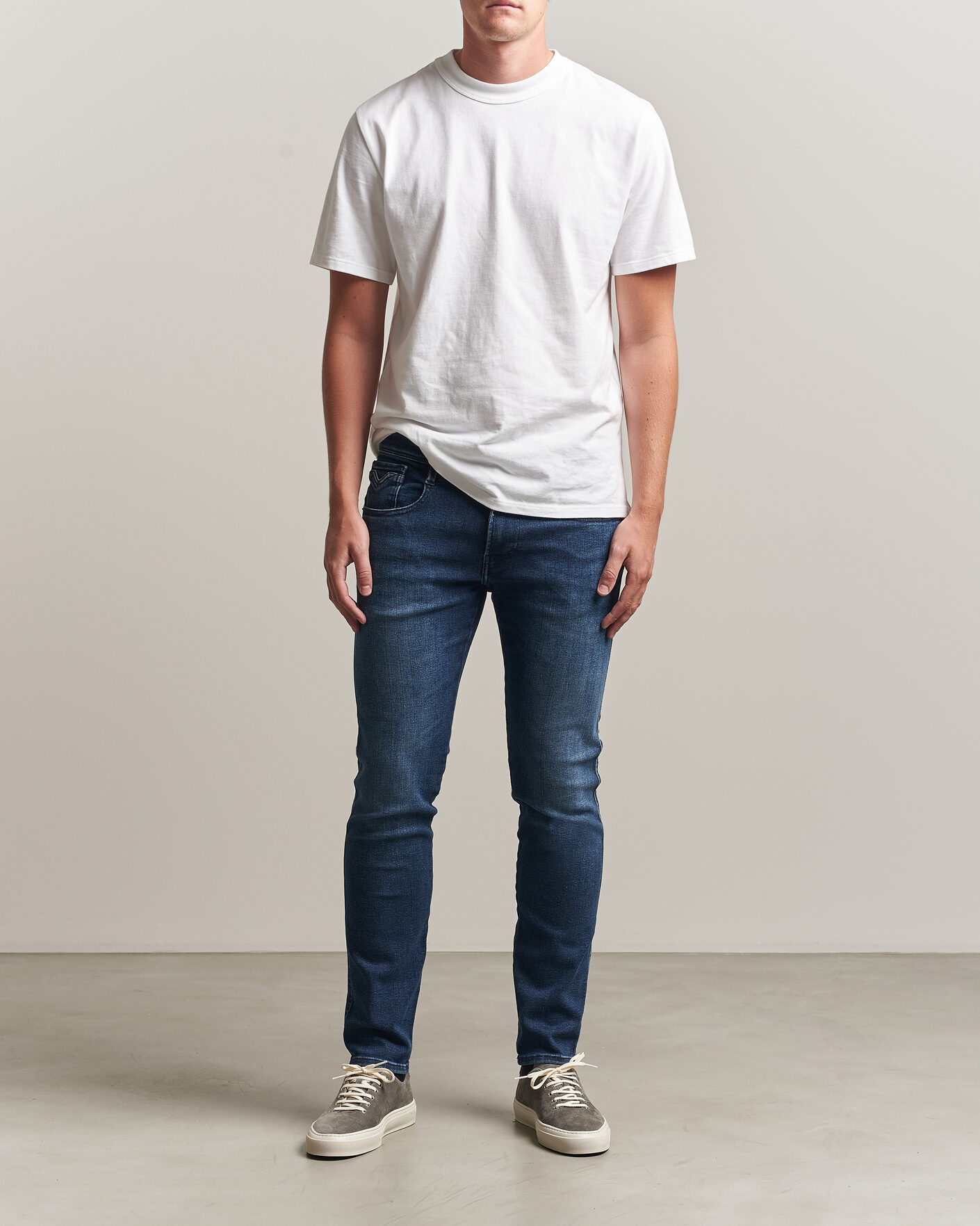 Uomini | Jeans | Replay | Anbass Powerstretch Jeans Dark Blue