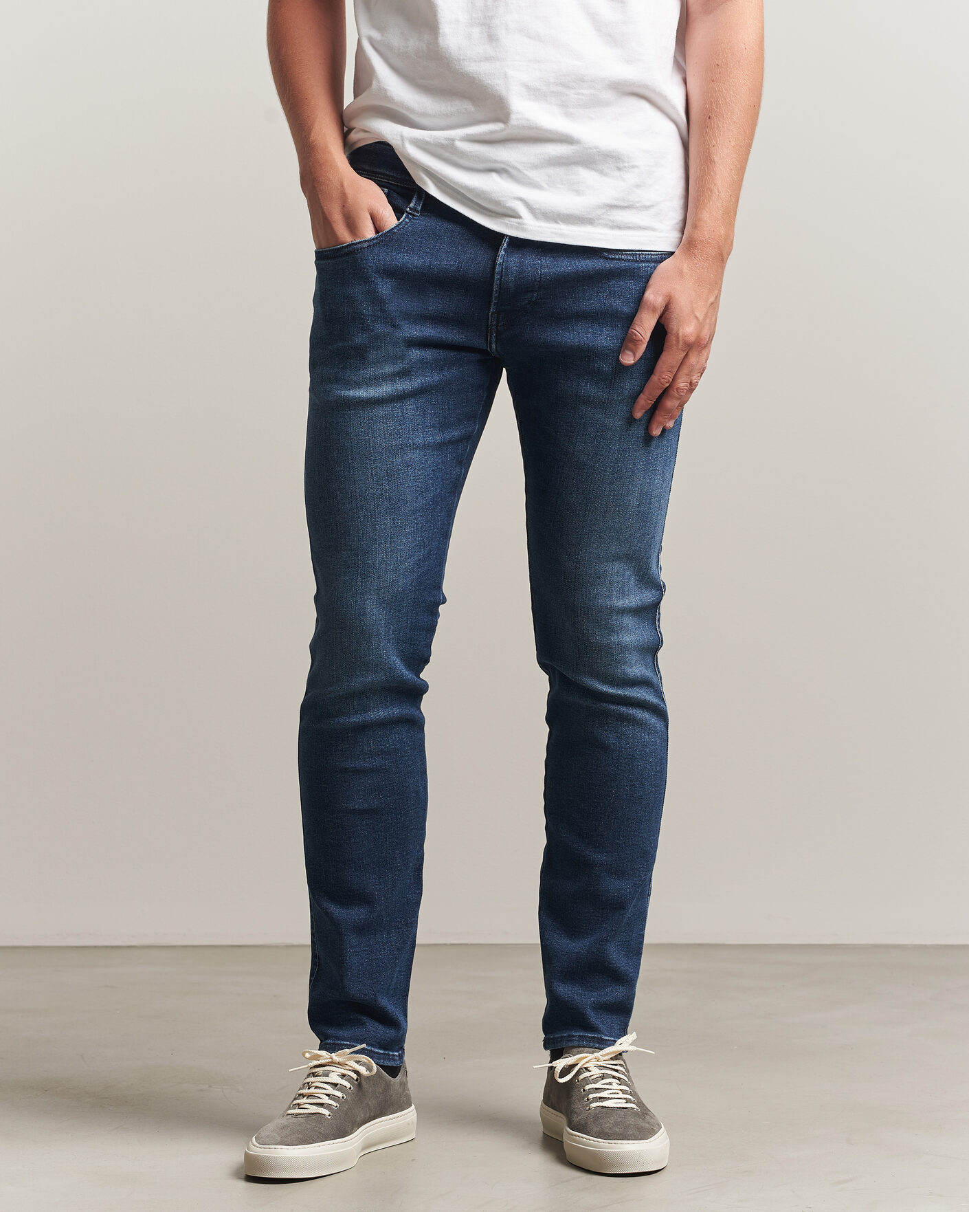 Uomini | Jeans | Replay | Anbass Powerstretch Jeans Dark Blue