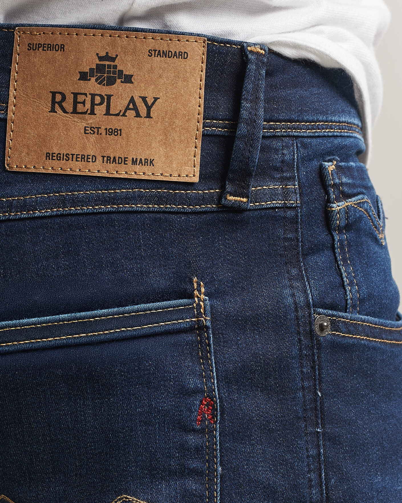 Uomini | Jeans | Replay | Anbass Powerstretch Jeans Dark Blue